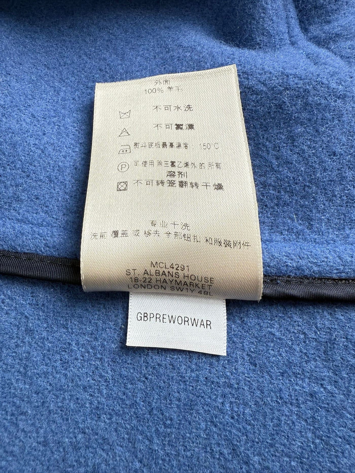 Abrigo Burberry (M)
