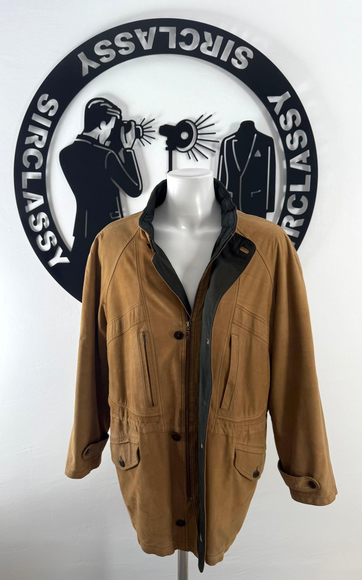Abrigo de piel Burberry (XL)