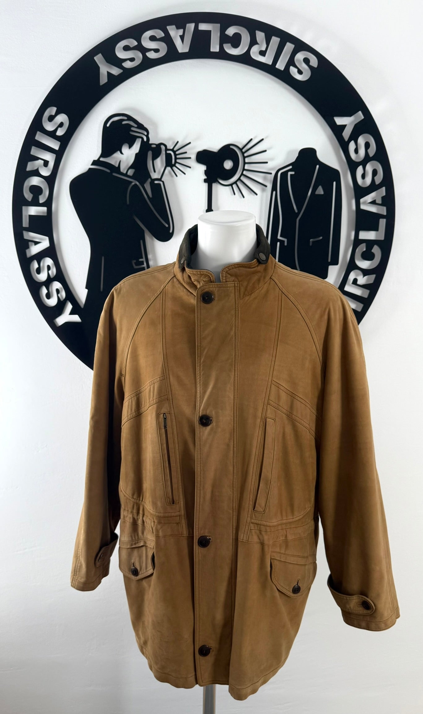 Abrigo de piel Burberry (XL)