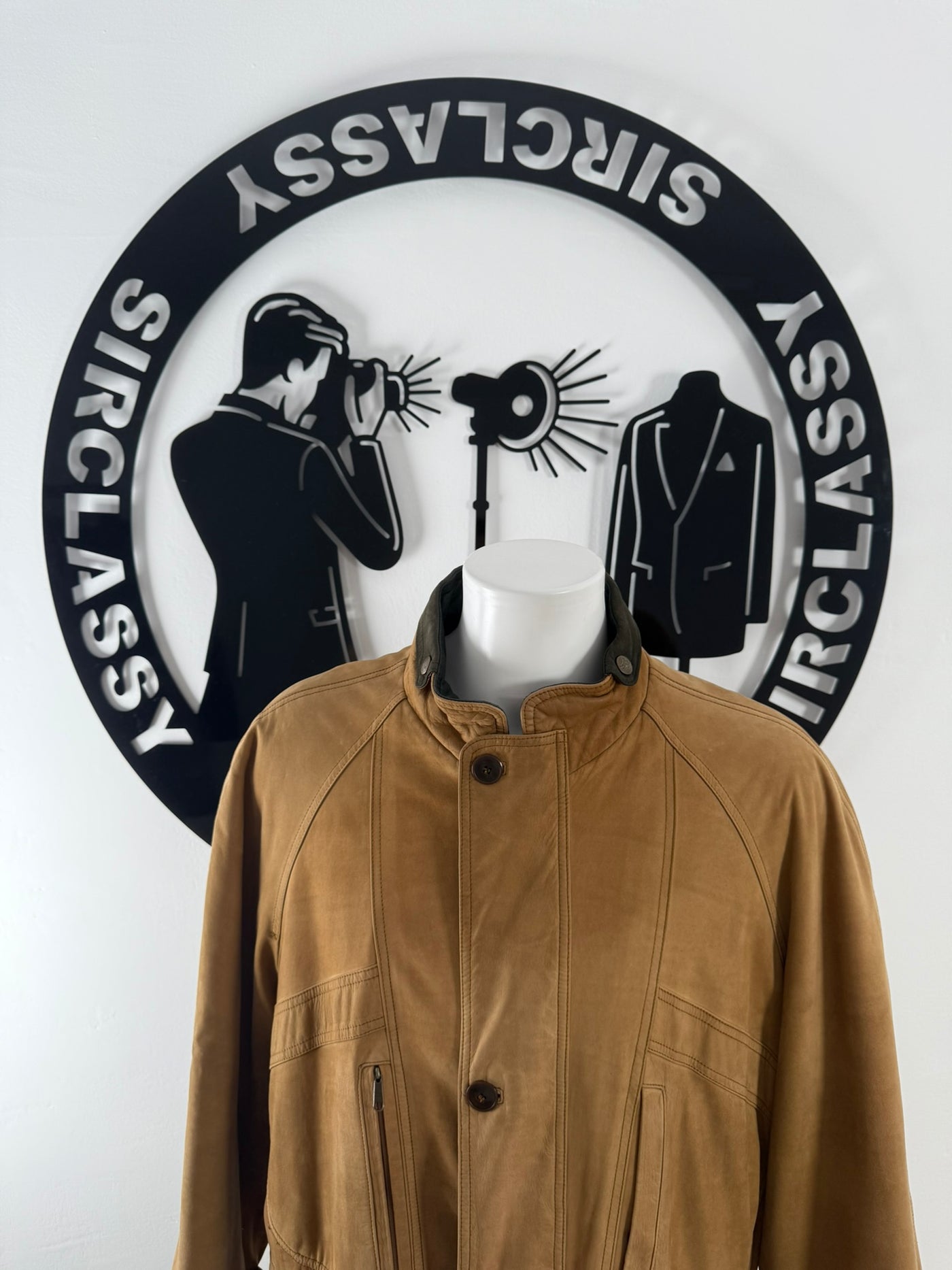 Abrigo de piel Burberry (XL)