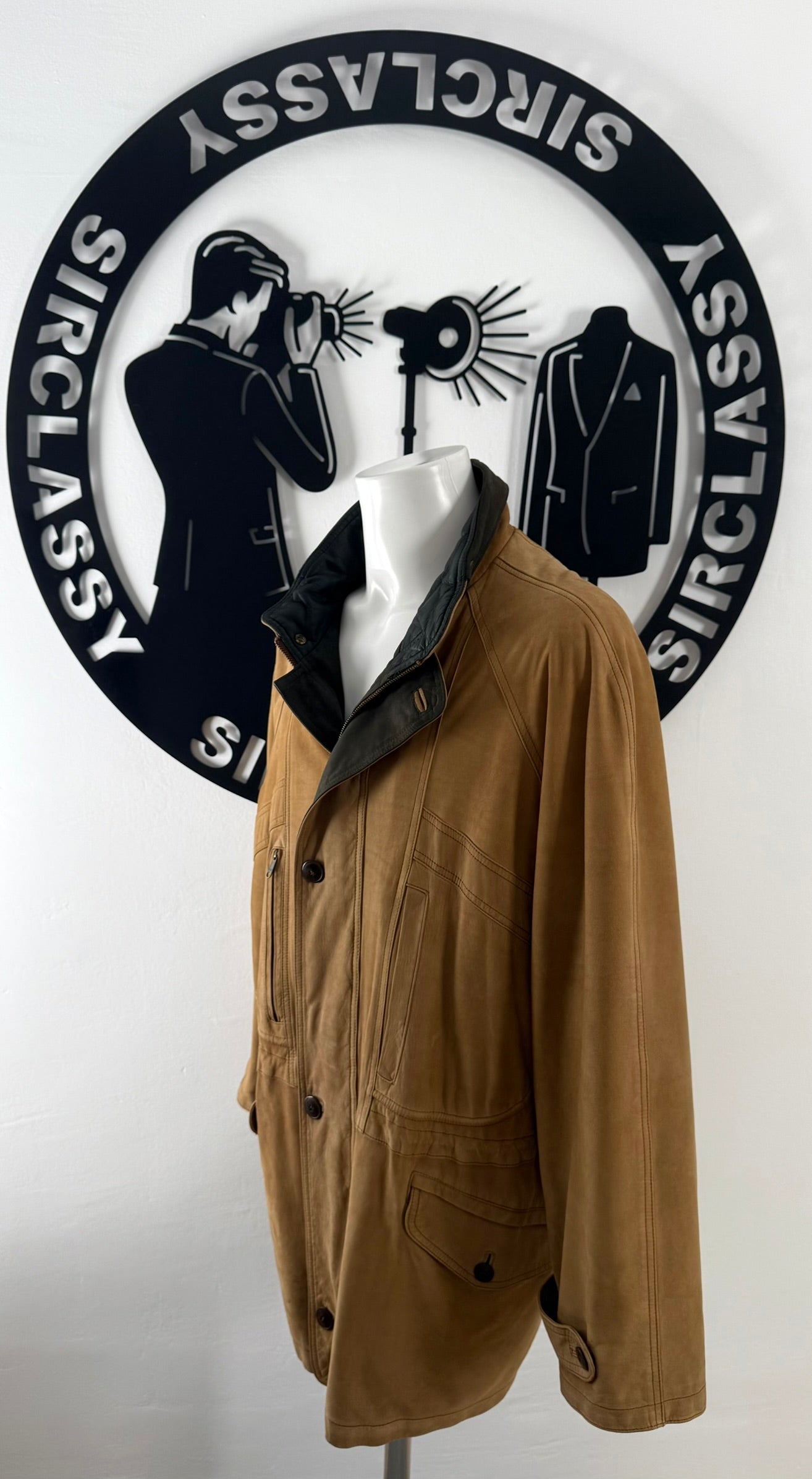 Abrigo de piel Burberry (XL)