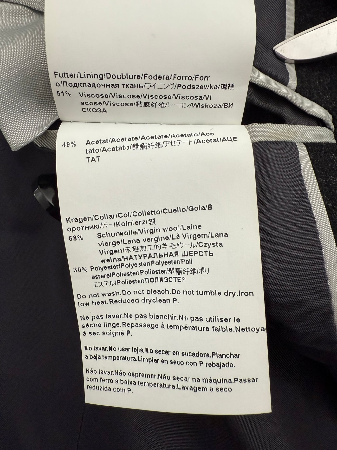 Abrigo Hugo Boss (XL)