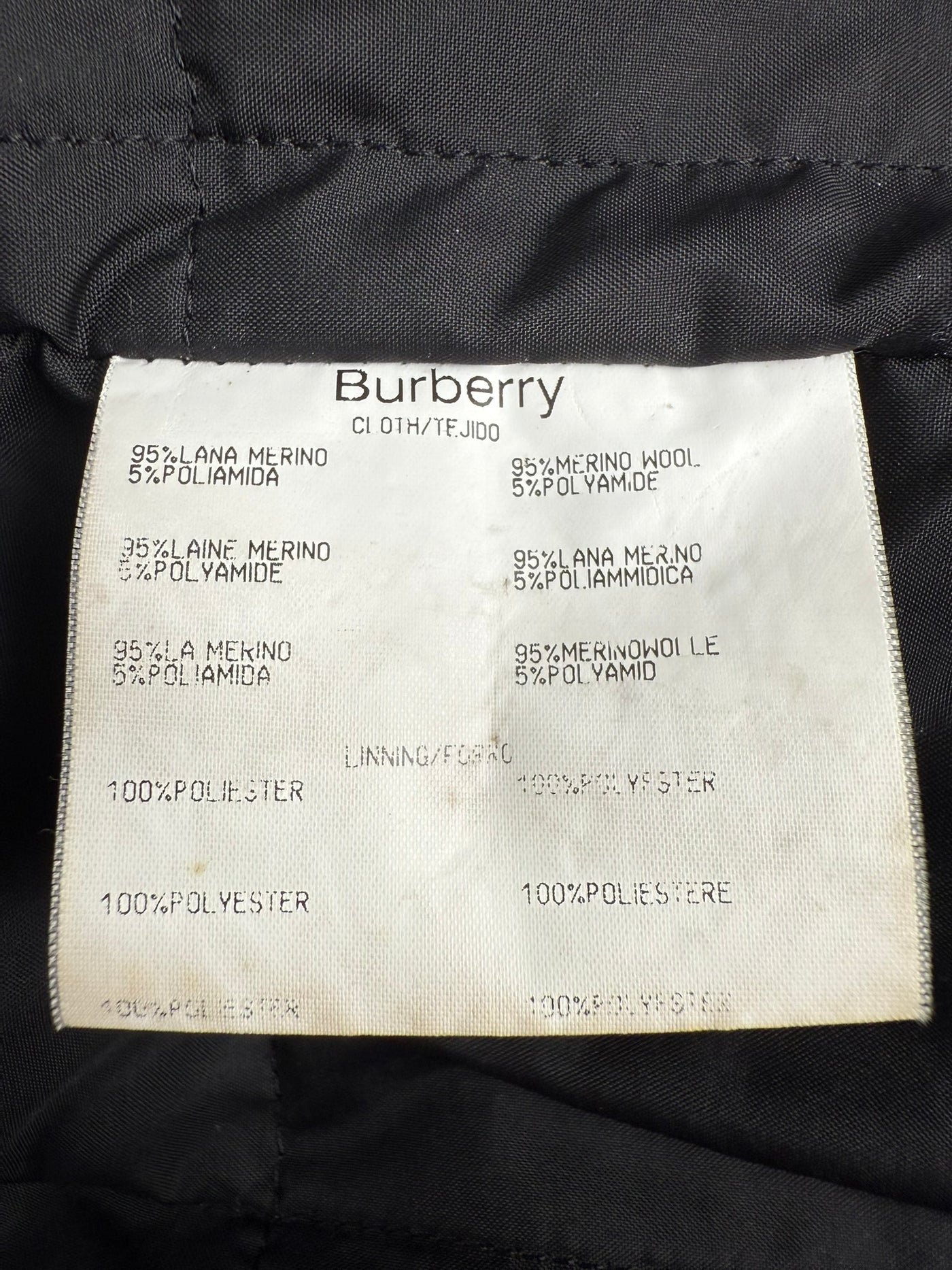 Abrigo Burberry (L)