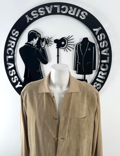 Chaqueta de piel Burberry (L)
