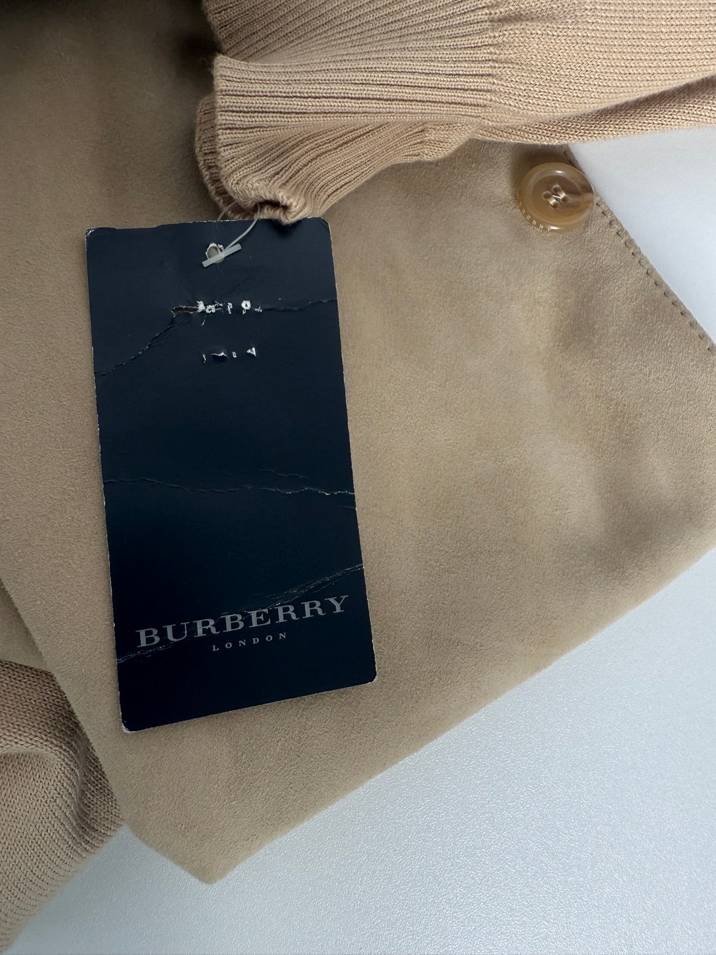 Chaqueta de piel Burberry (L)