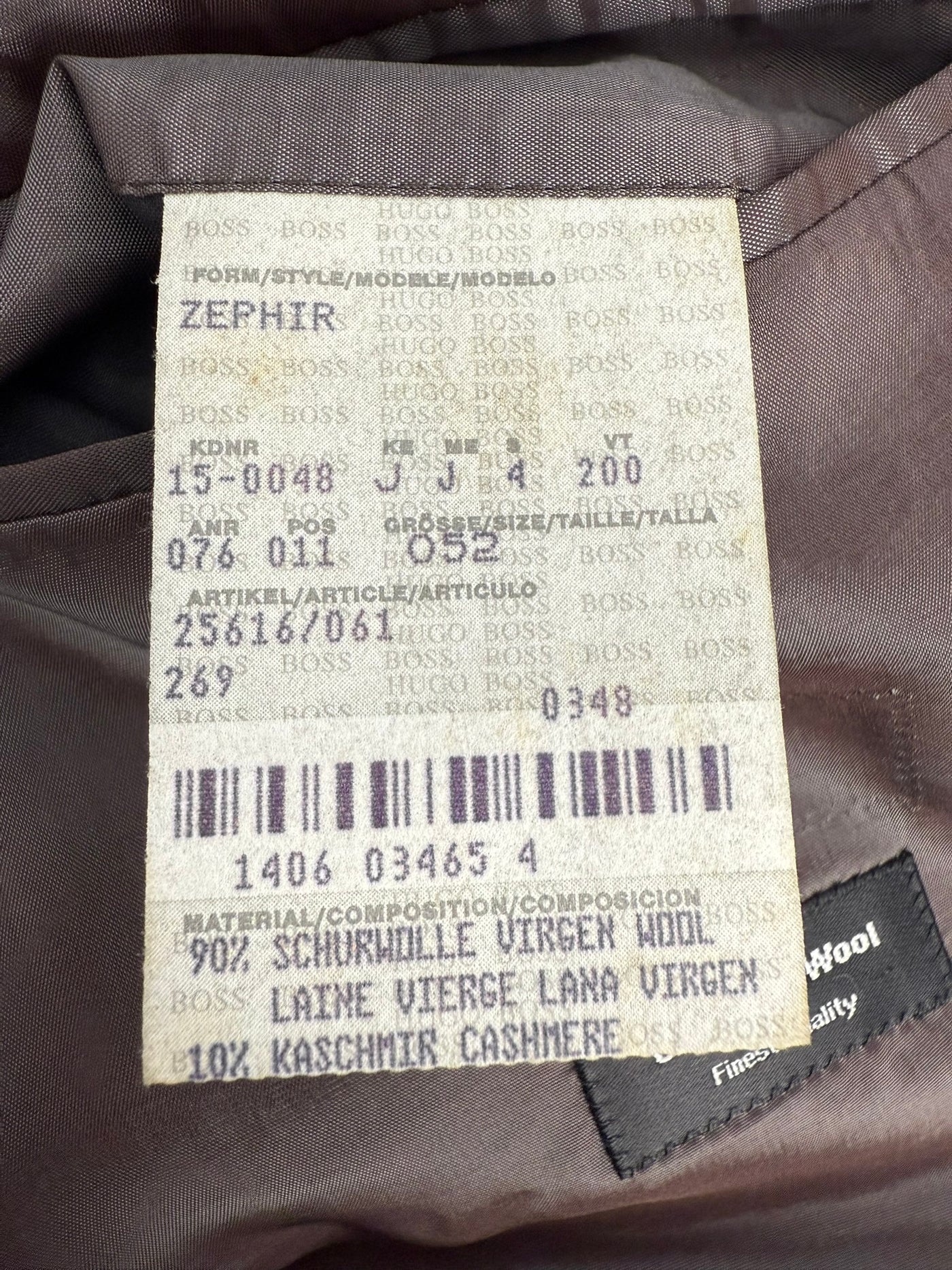 Abrigo Hugo Boss (XL)
