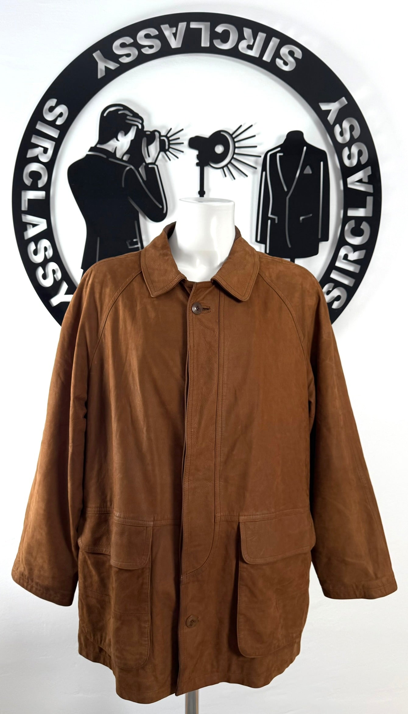 Abrigo de piel Burberry (XL)