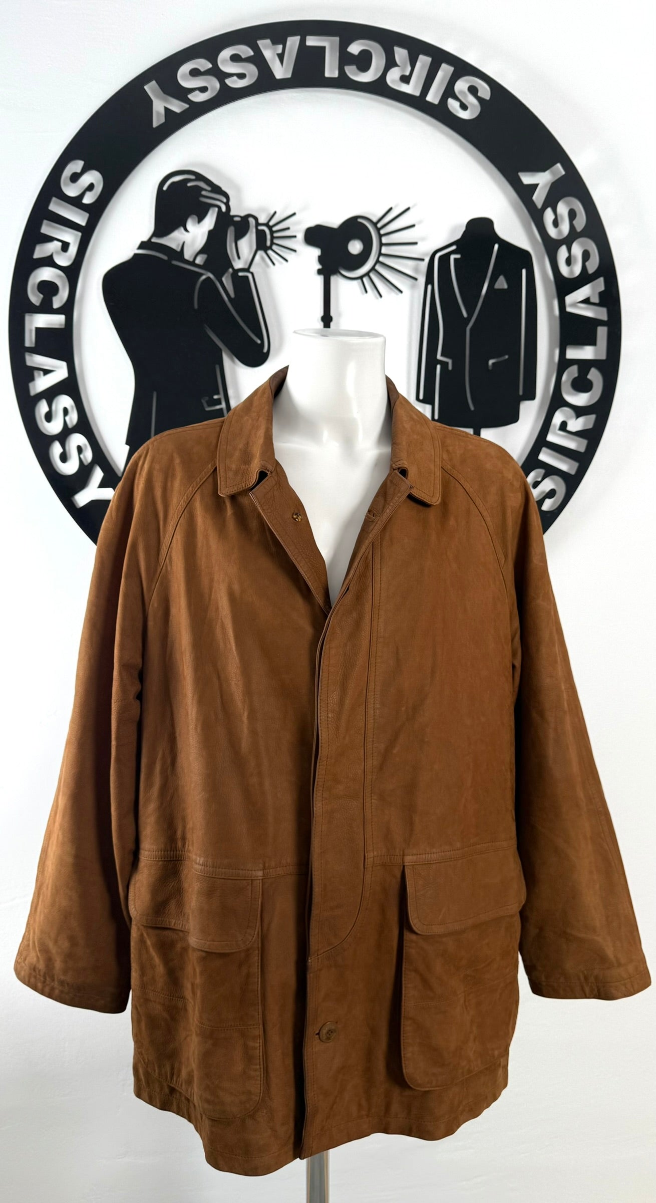 Abrigo de piel Burberry (XL)