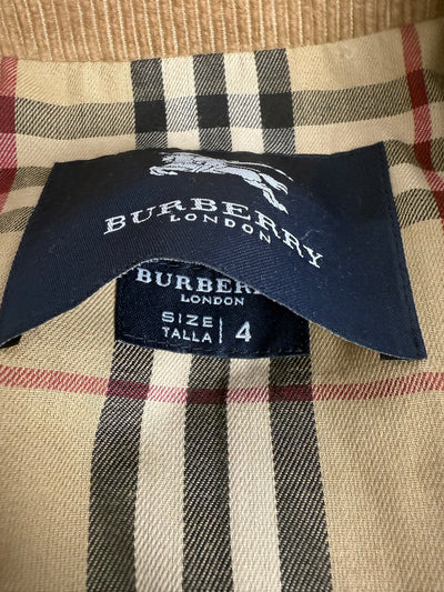 Abrigo Burberry (L)