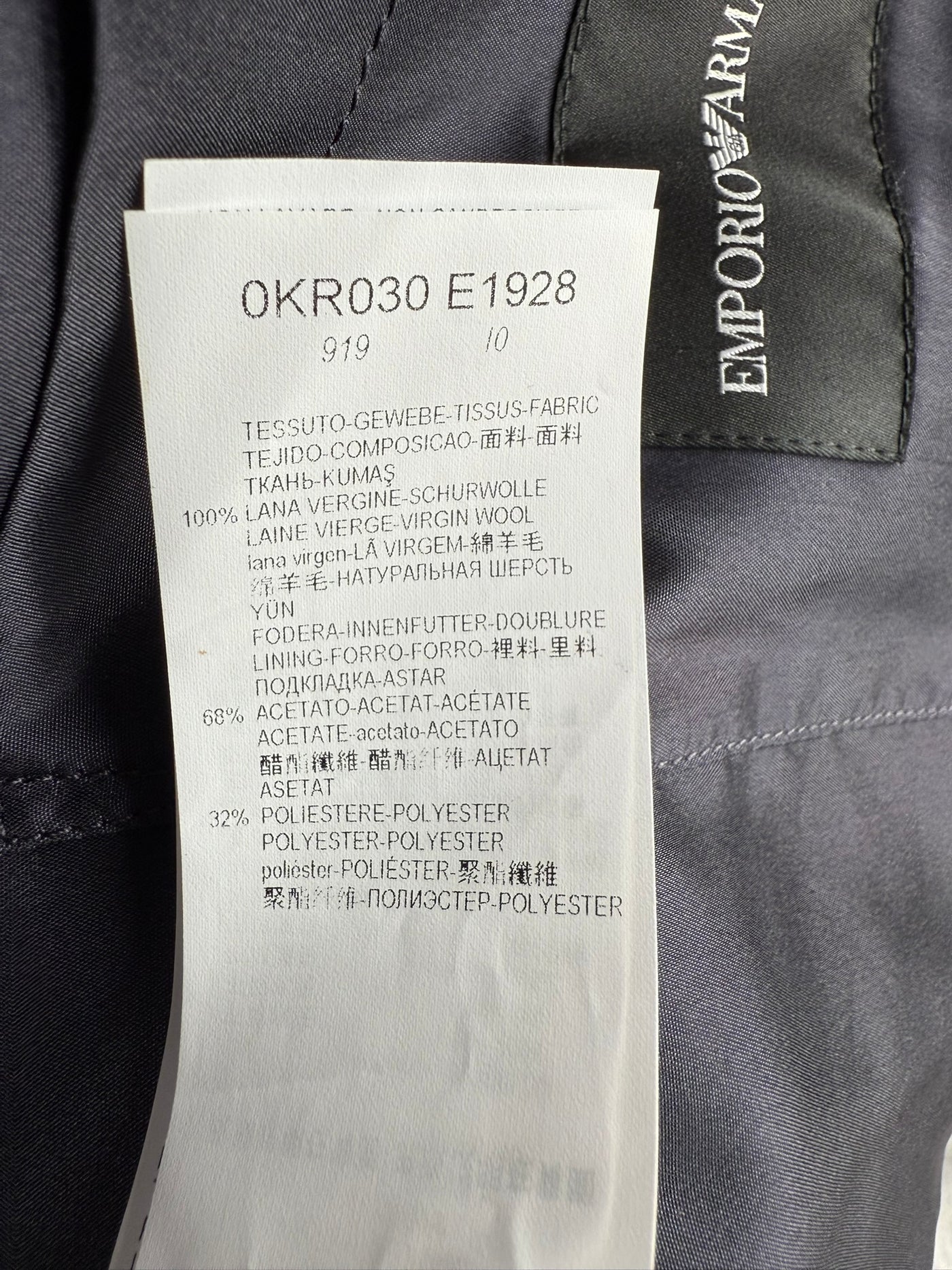 Abrigo Armani (XXL)