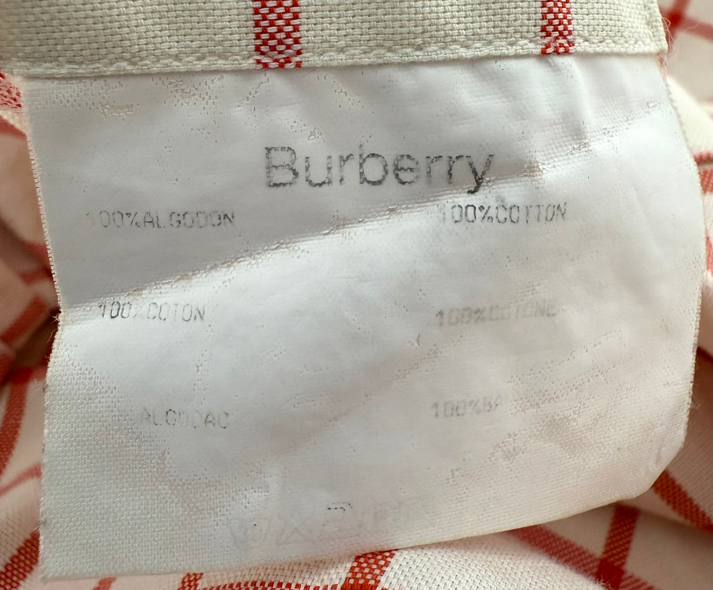 Camisa Burberry (M)