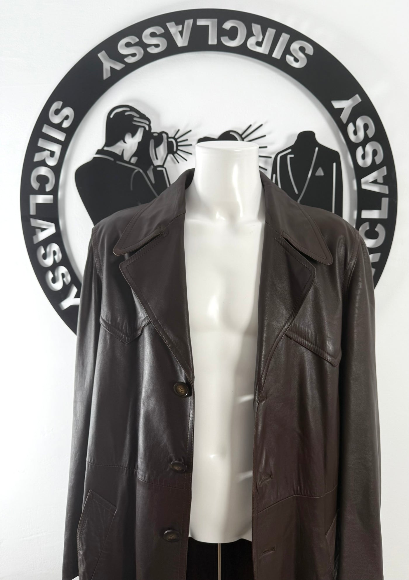 Abrigo de piel Balmain (XL)