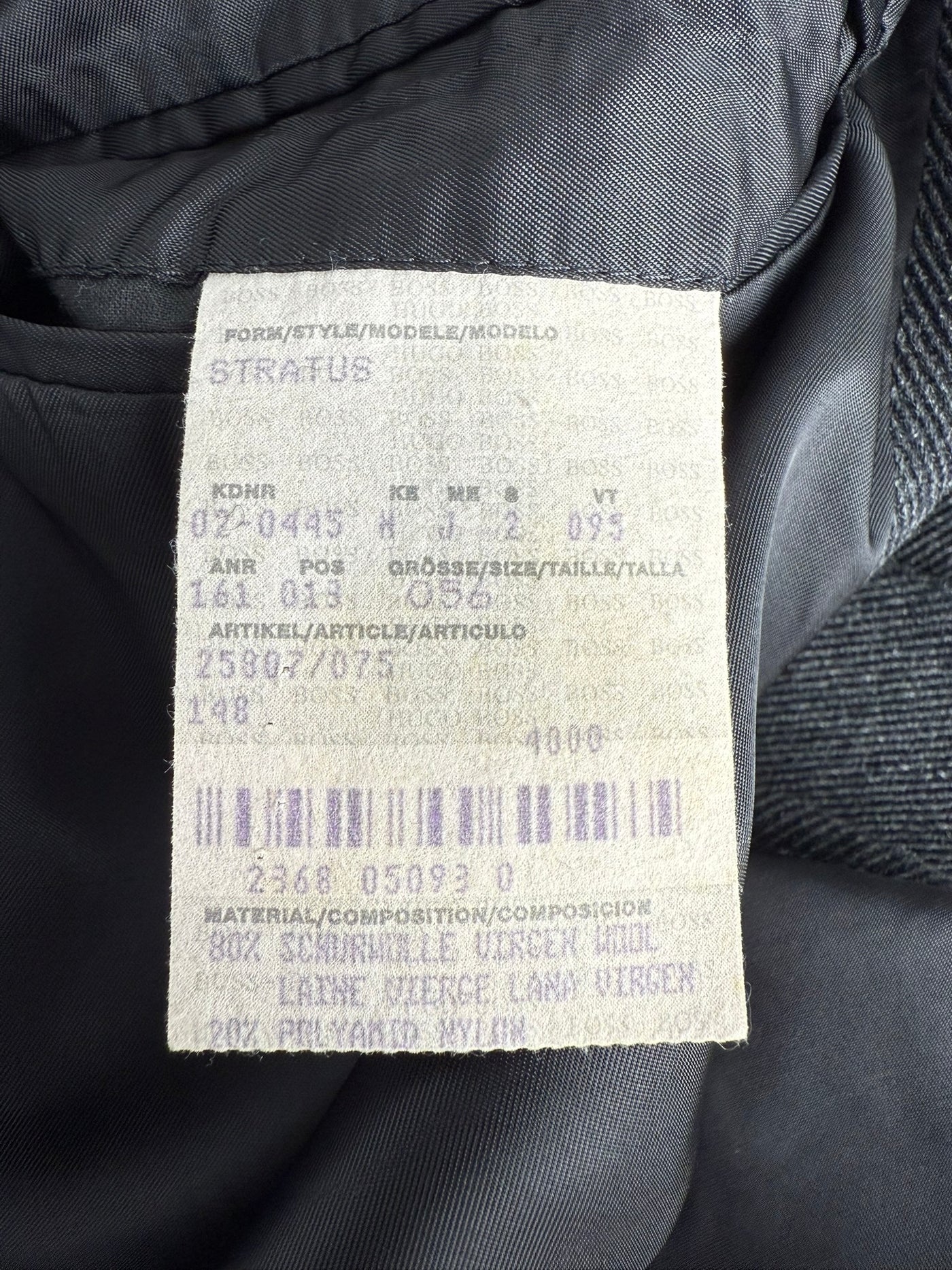Abrigo Hugo Boss (XL)