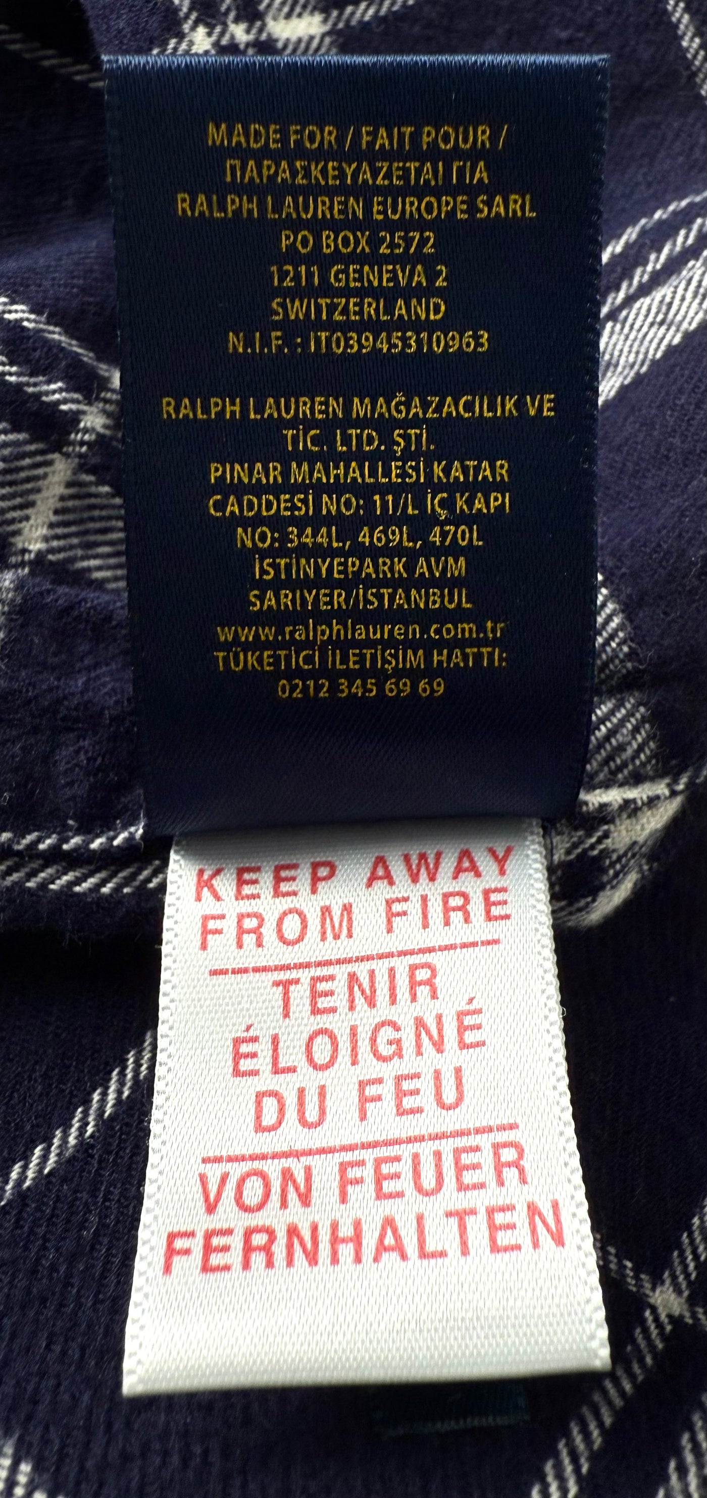 Camisa de dormir Ralph Lauren (XL)