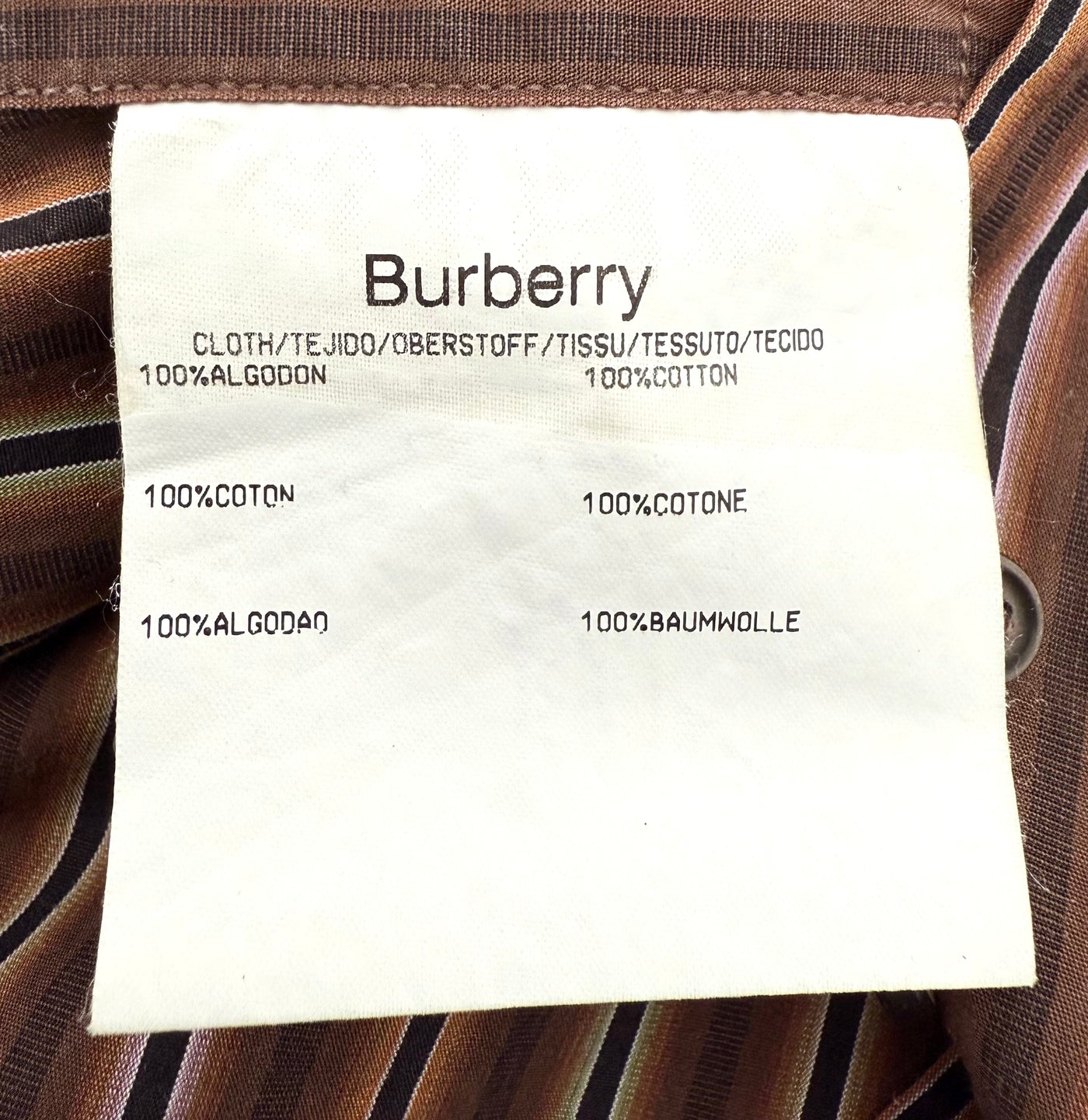 Camisa Burberry (M)