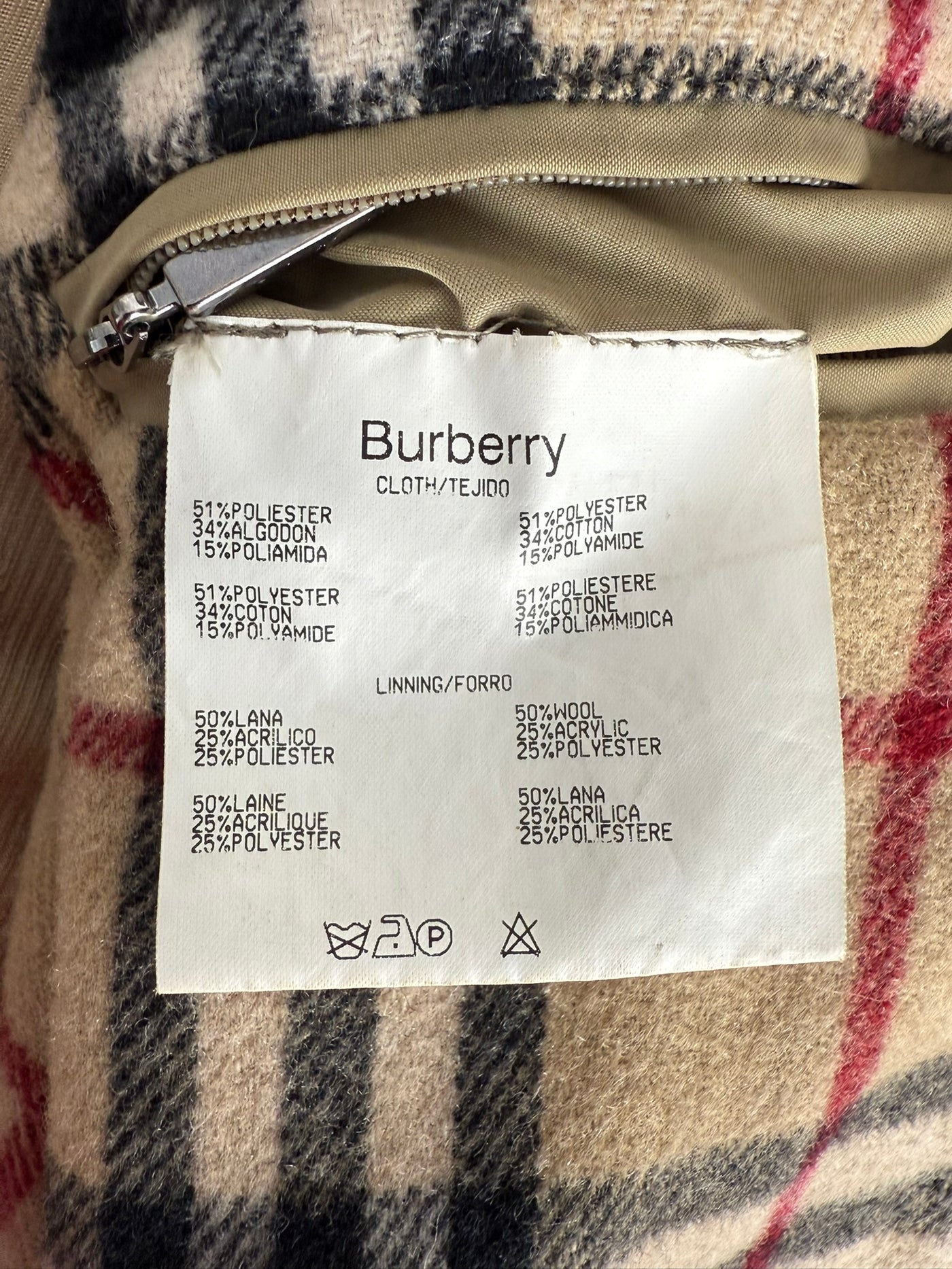 Abrigo Burberry (M)