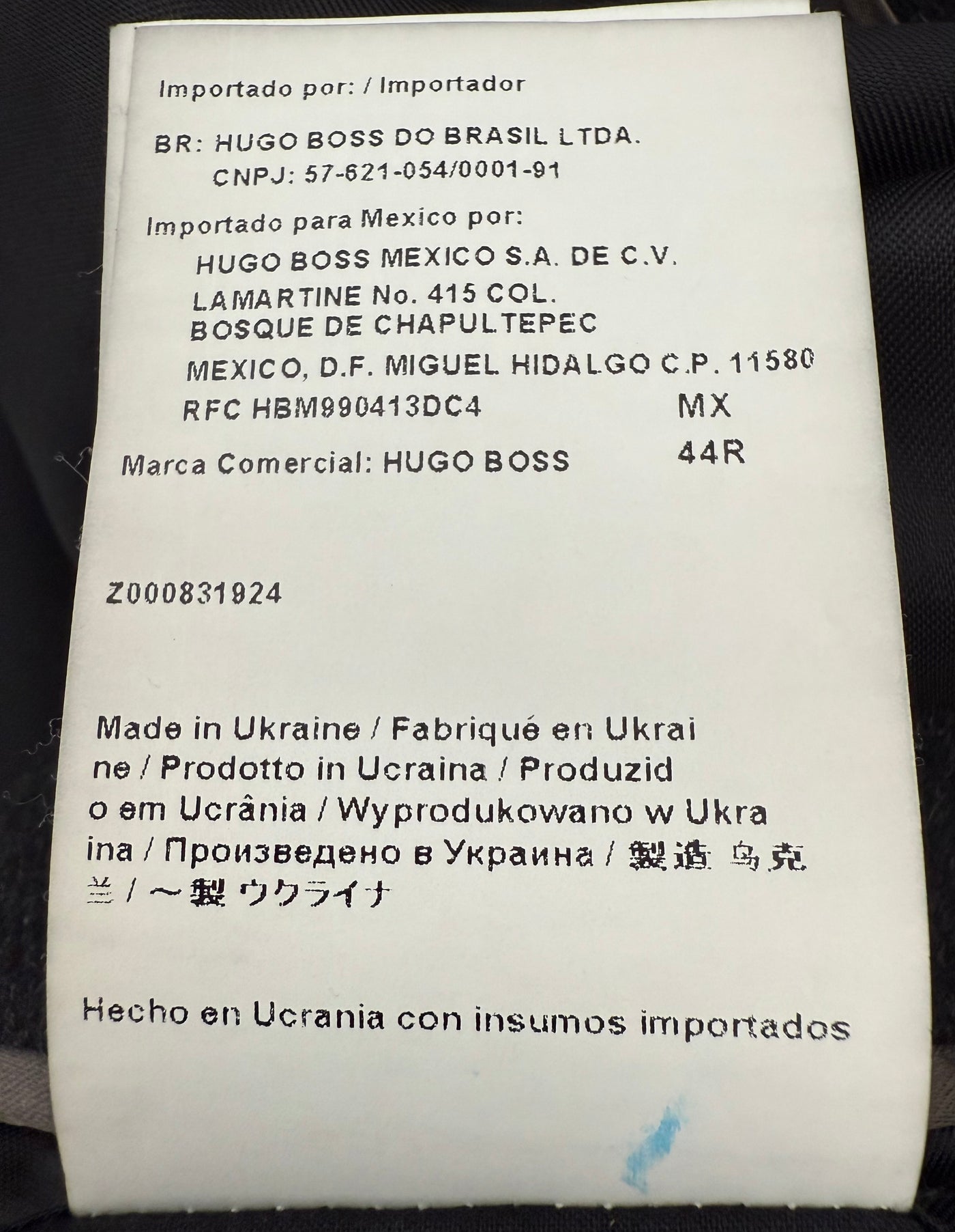 Abrigo Hugo Boss (M)