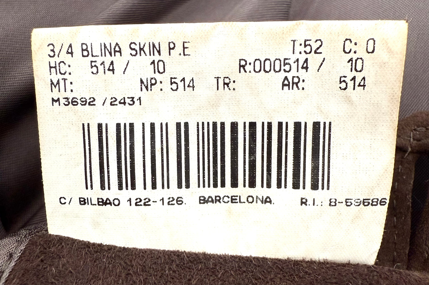 Abrigo de piel Burberry (XL)