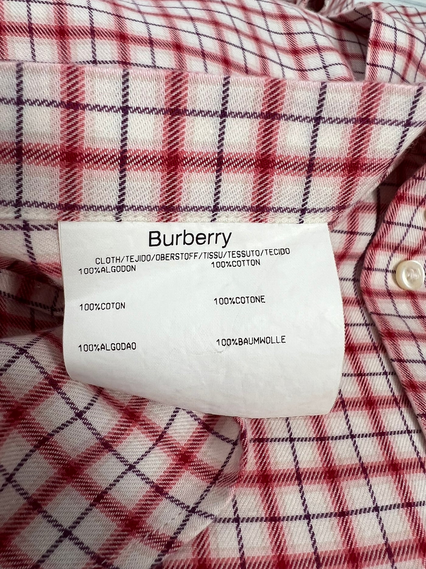 Camisa Burberry (M)