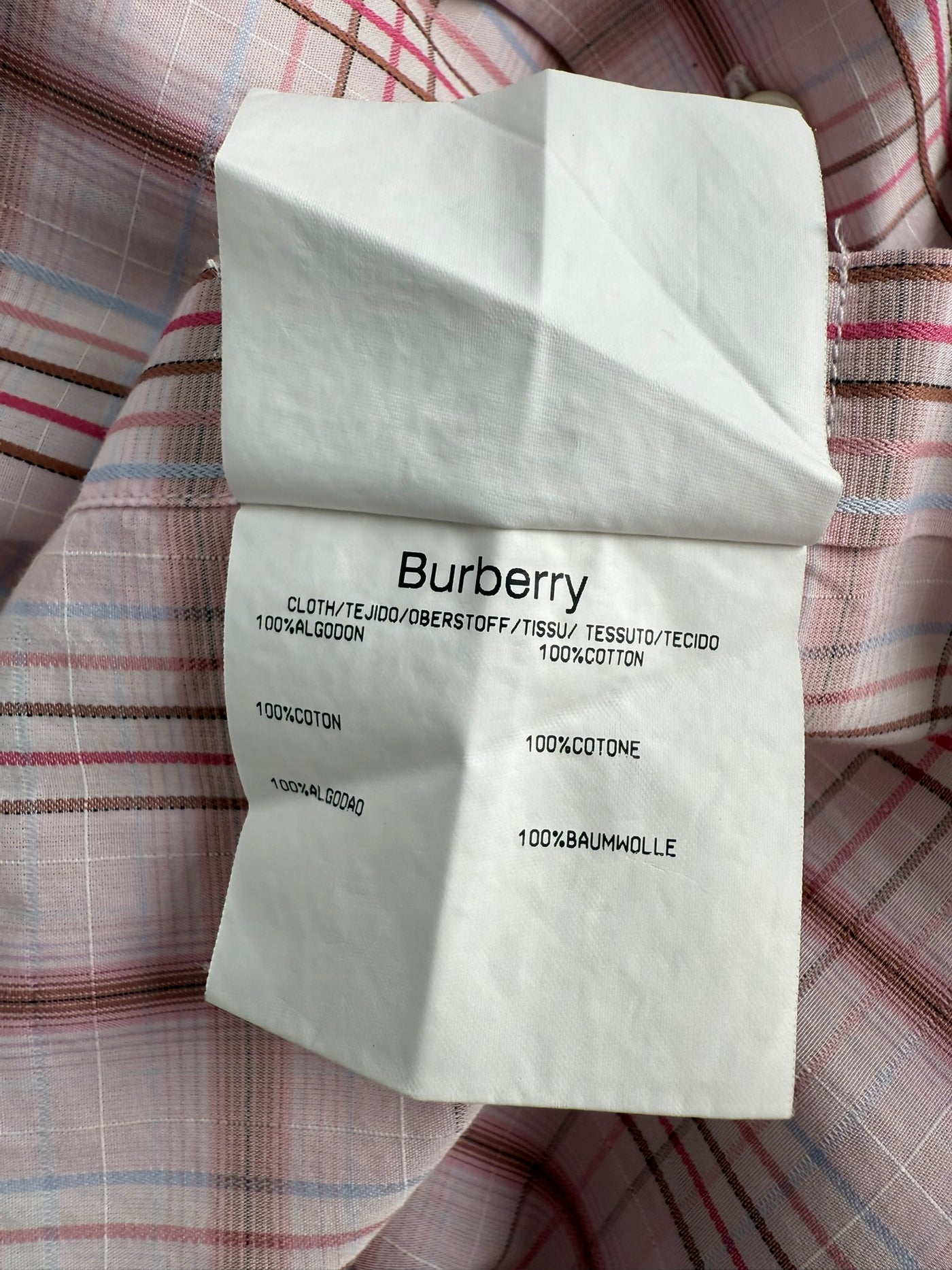 Camisa Burberry (L)