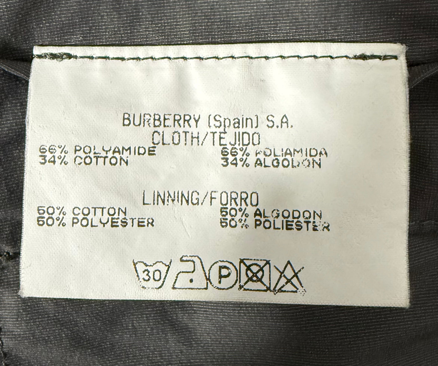 Gabardina Burberry (XL)