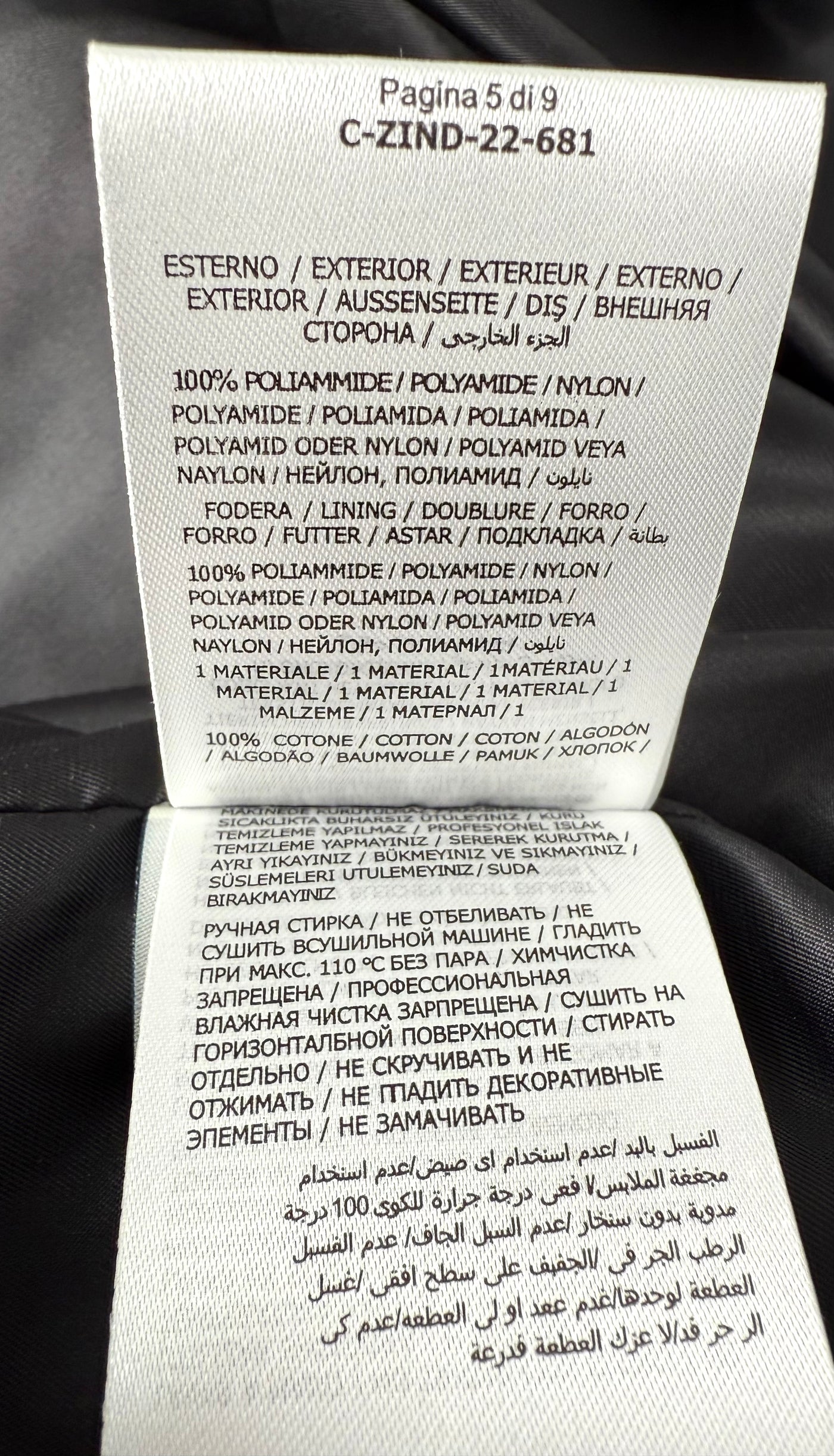 Abrigo de plumas Moncler (M)