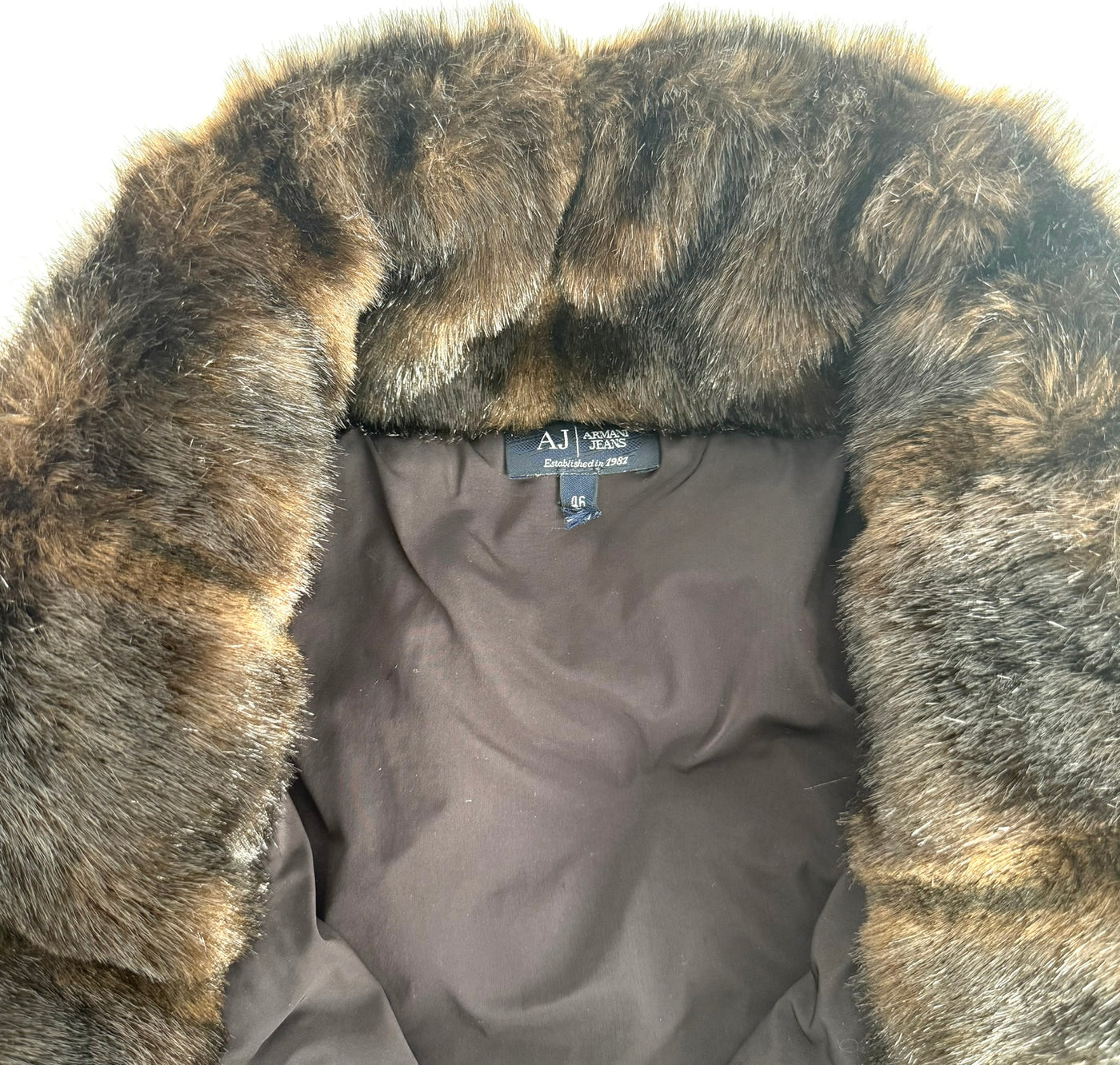 Abrigo reversible de plumas Armani (M)