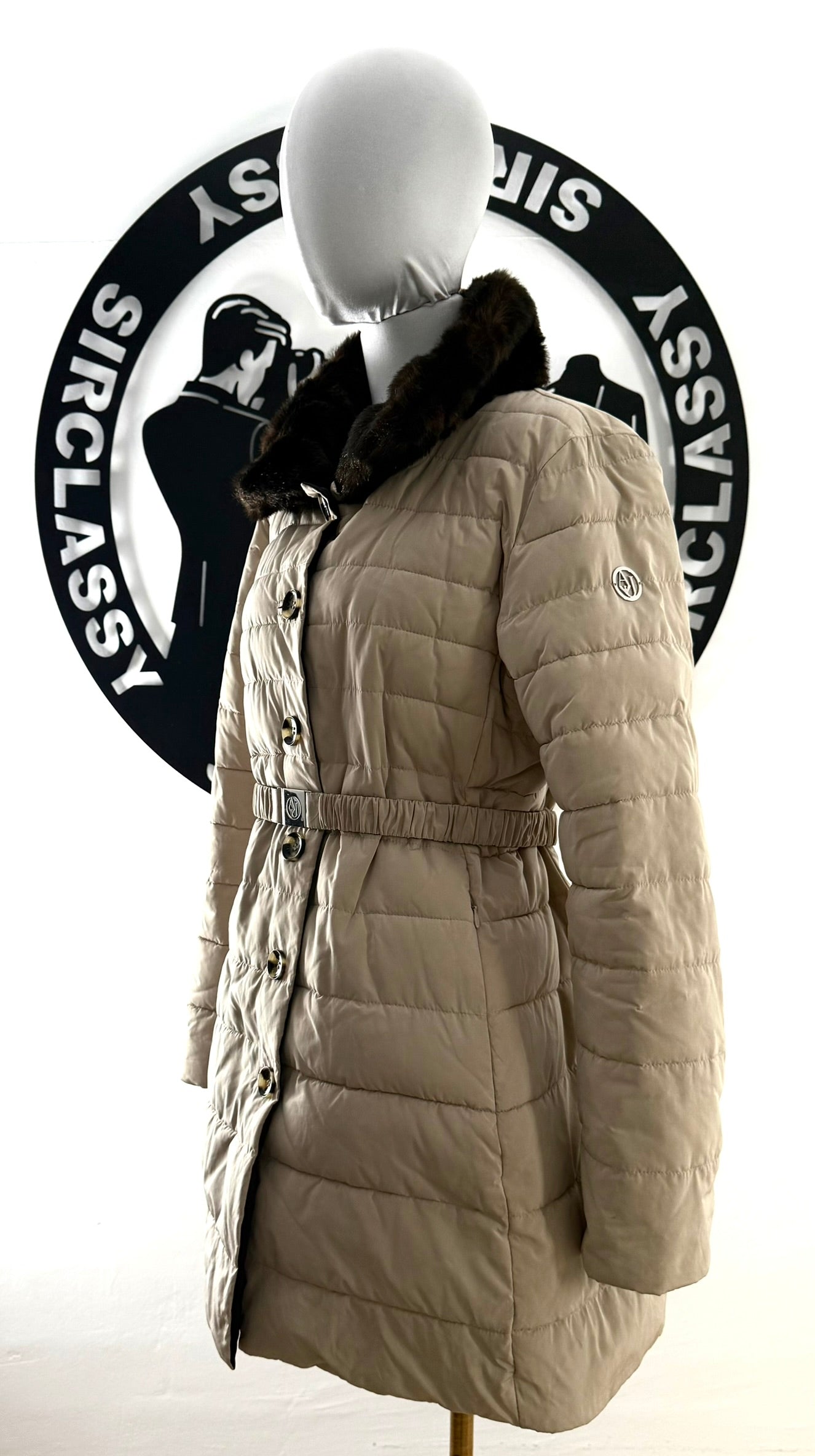 Abrigo reversible de plumas Armani (M)