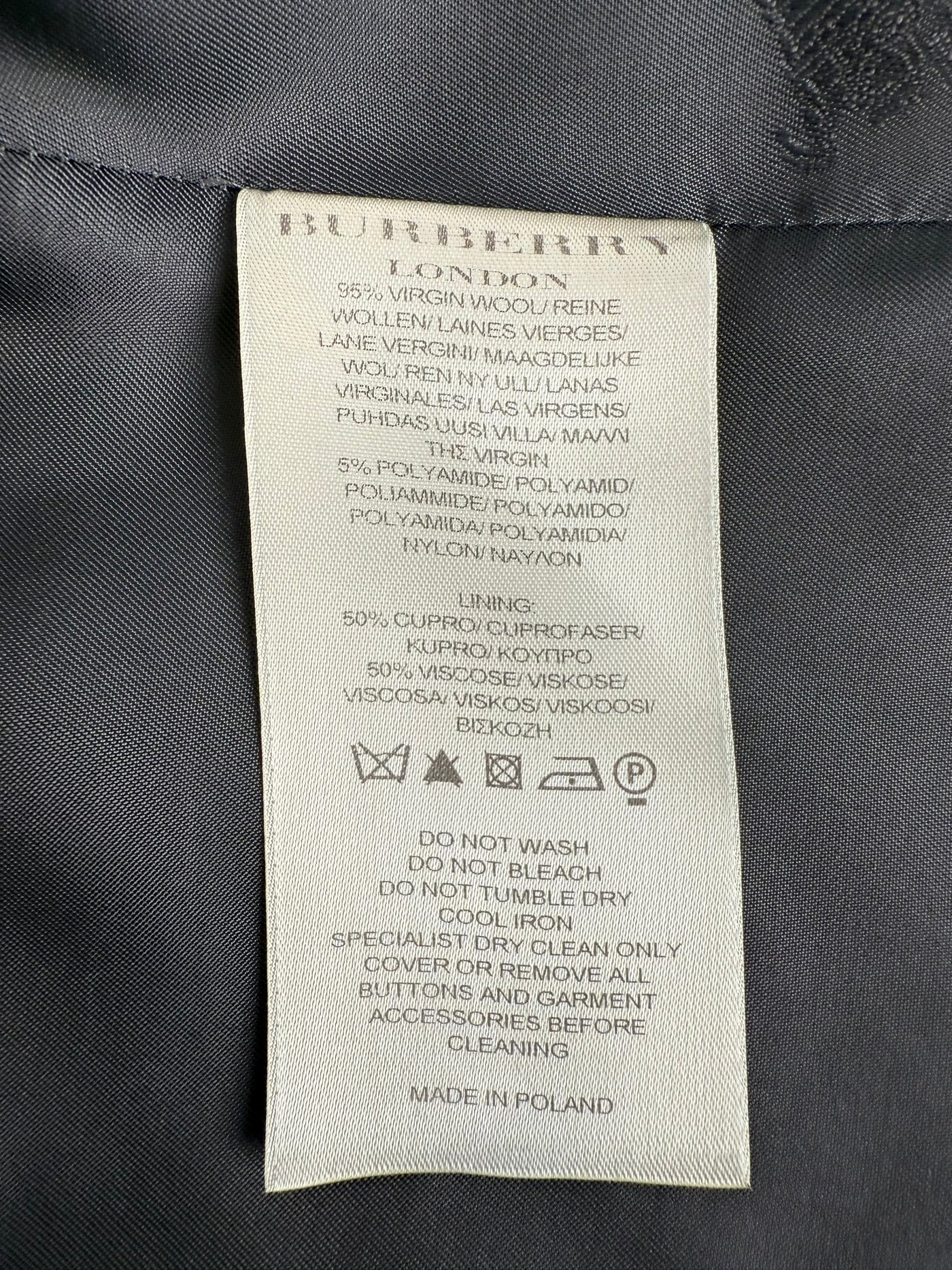 Abrigo Burberry (S)