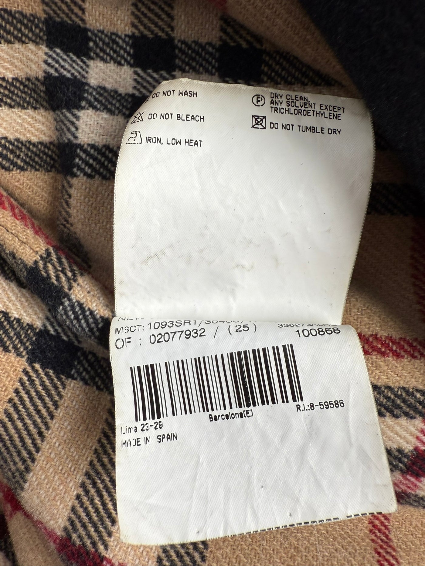 Abrigo Burberry (L)