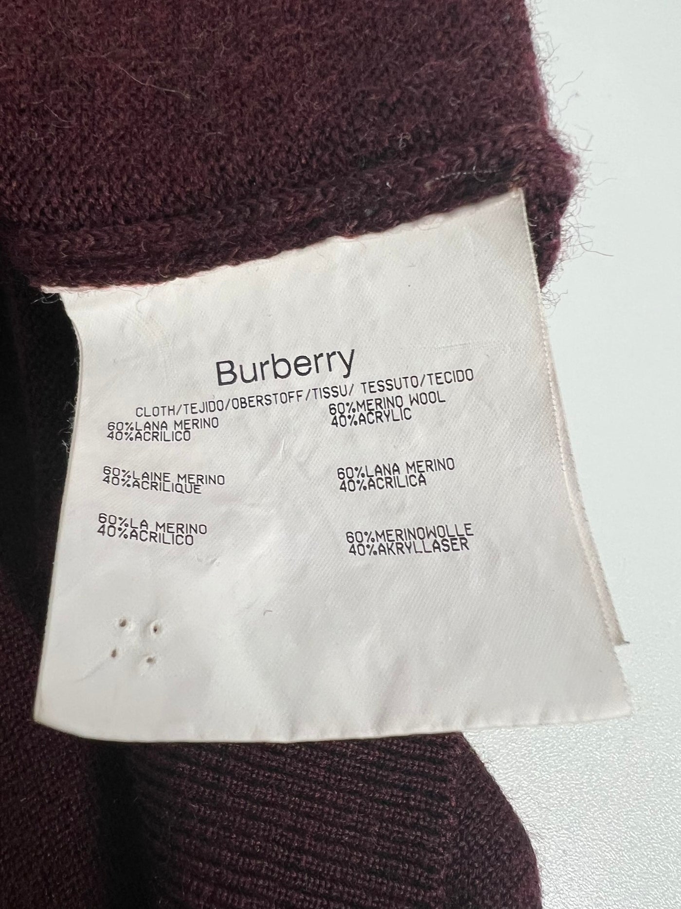 Chaleco Burberry (XL)