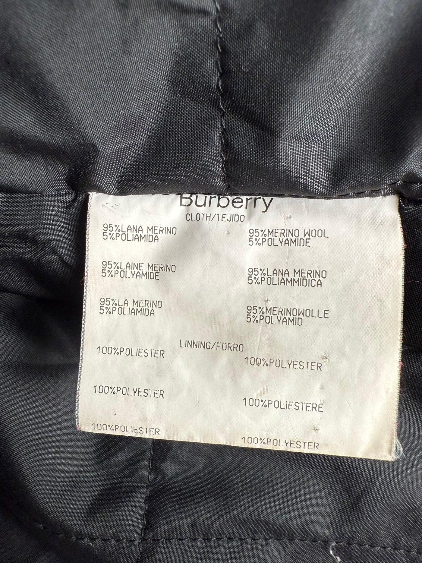 Abrigo Burberry (L)