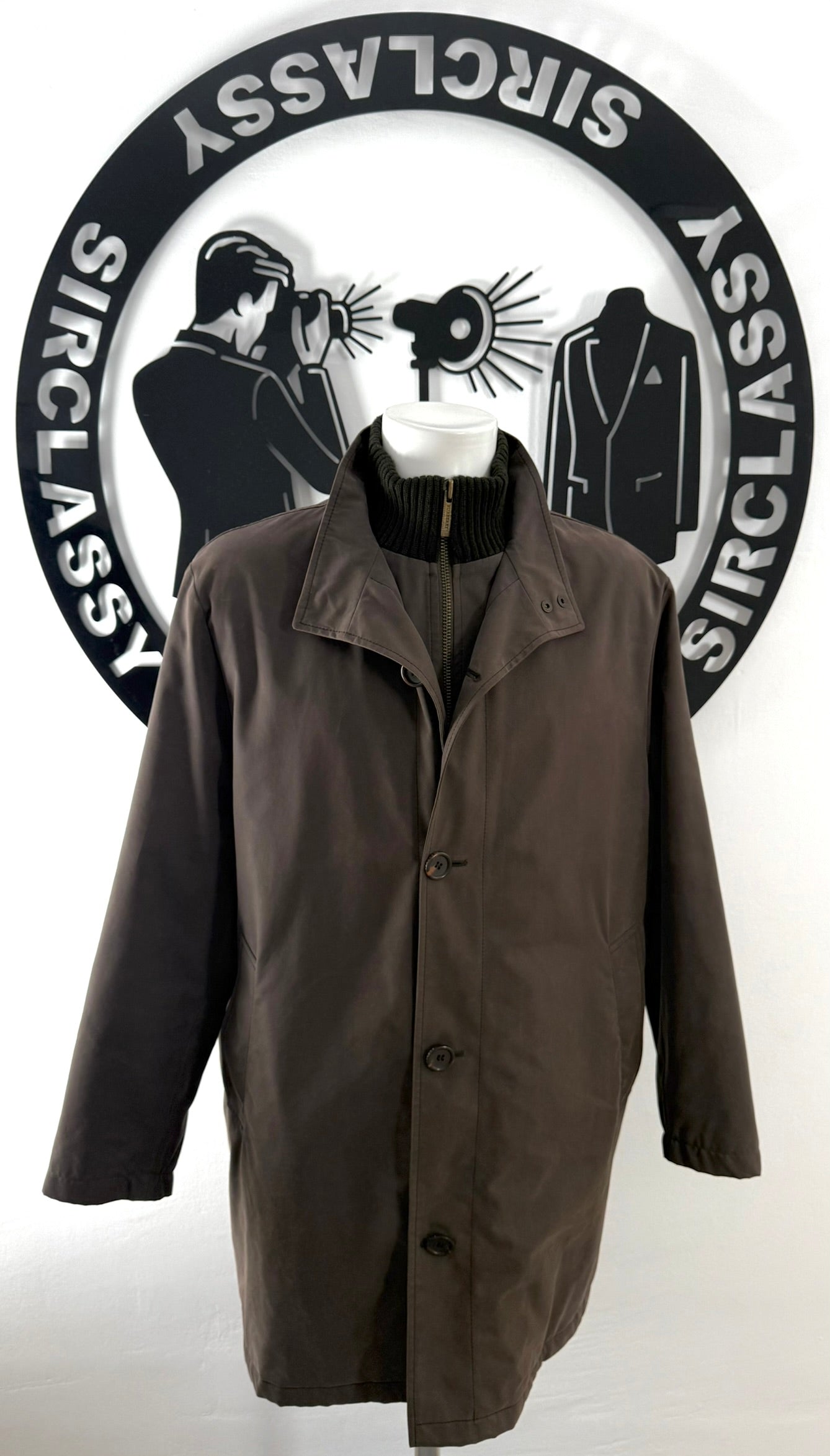 Abrigo Burberry (XL)