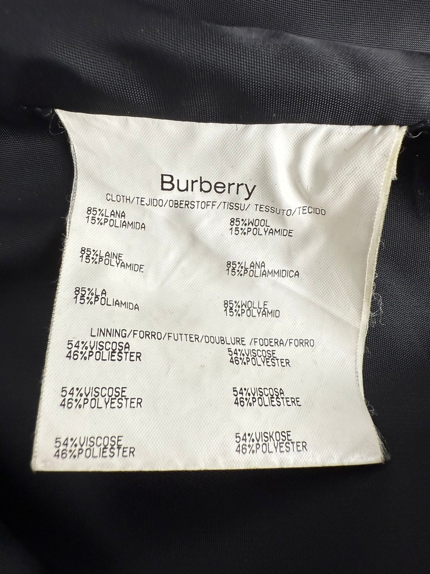 Abrigo Burberry (XXL)
