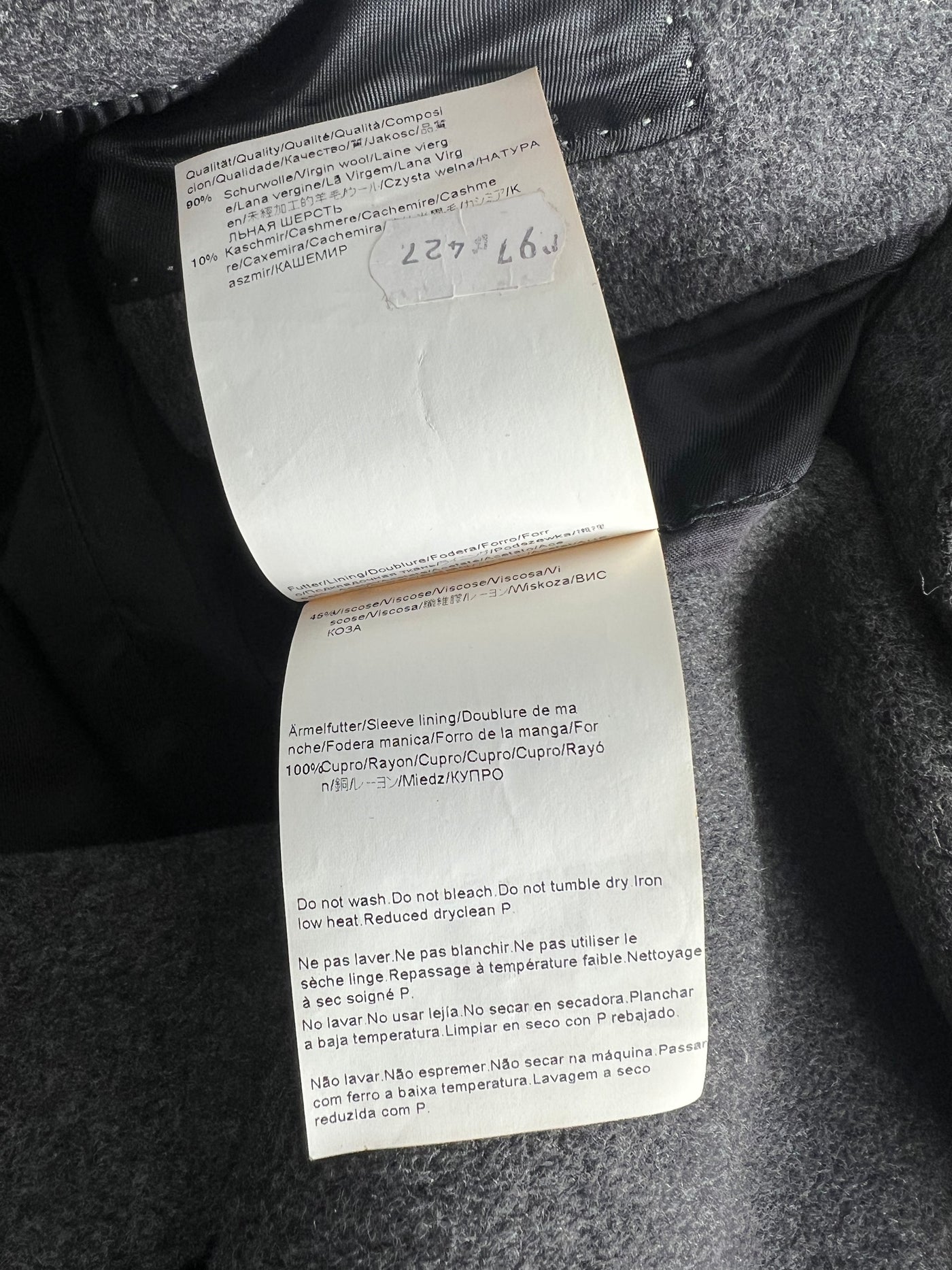 Abrigo Hugo Boss (XL)