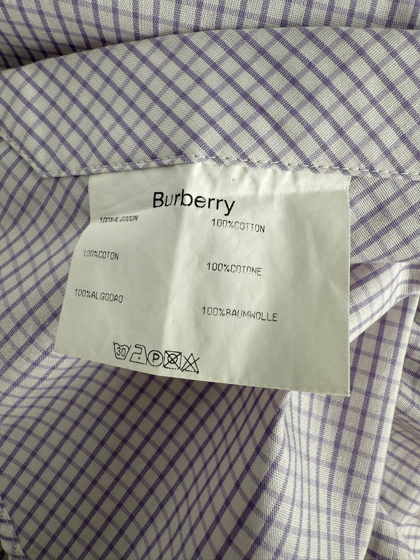 Camisa Burberry (M)