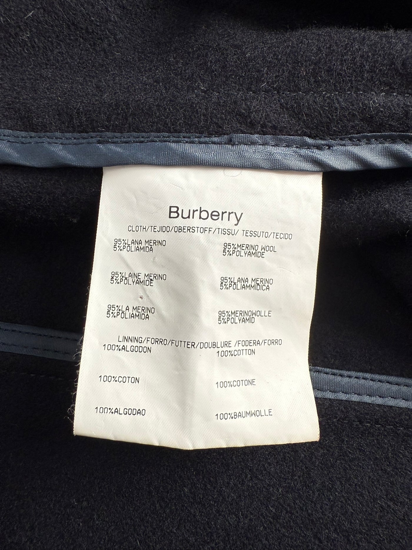 Abrigo Burberry (XXL)