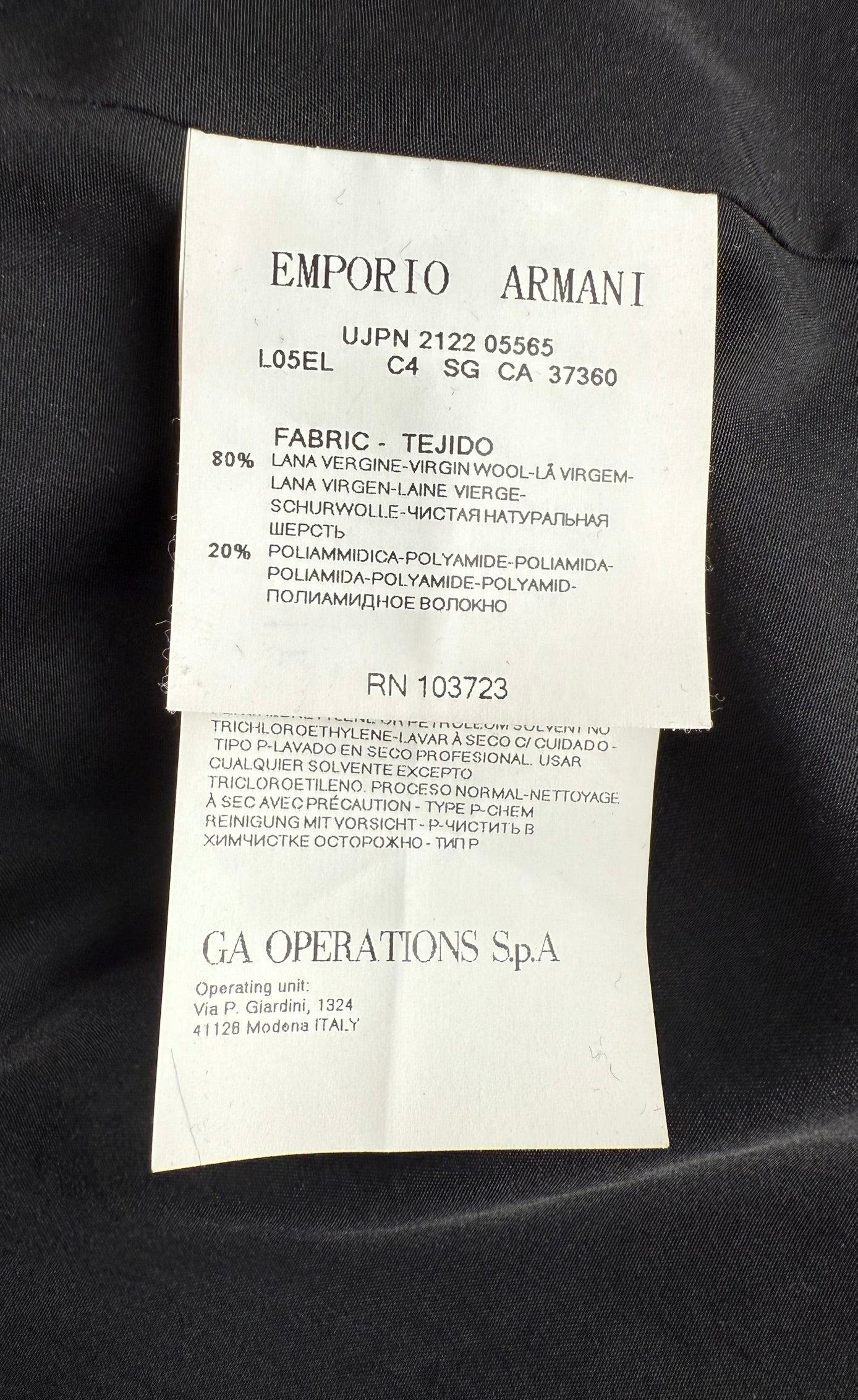 Abrigo Armani (M)