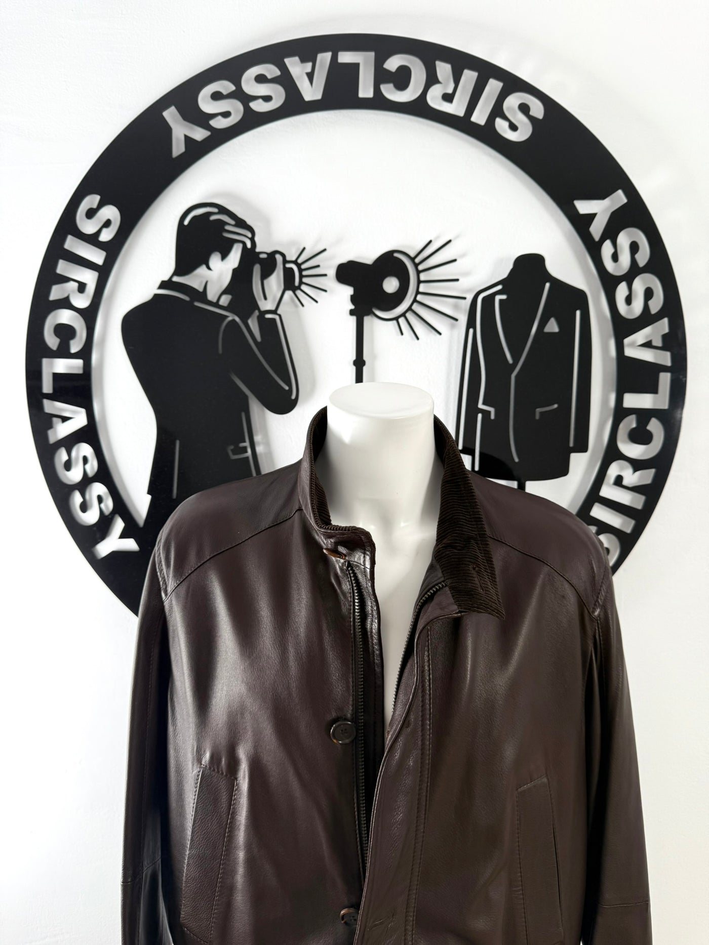 Abrigo de piel Burberry (XL)
