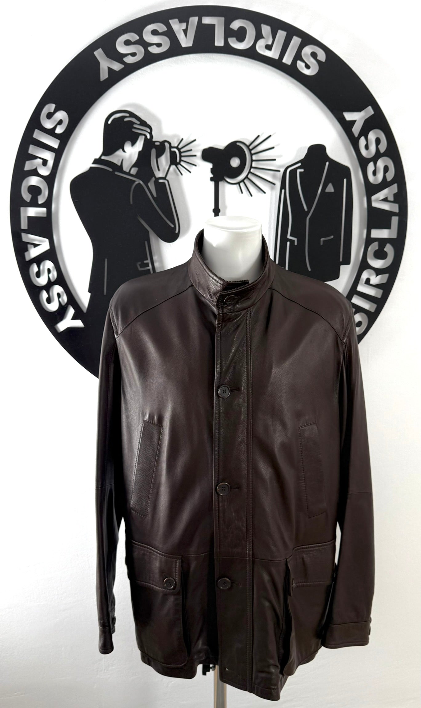 Abrigo de piel Burberry (XL)
