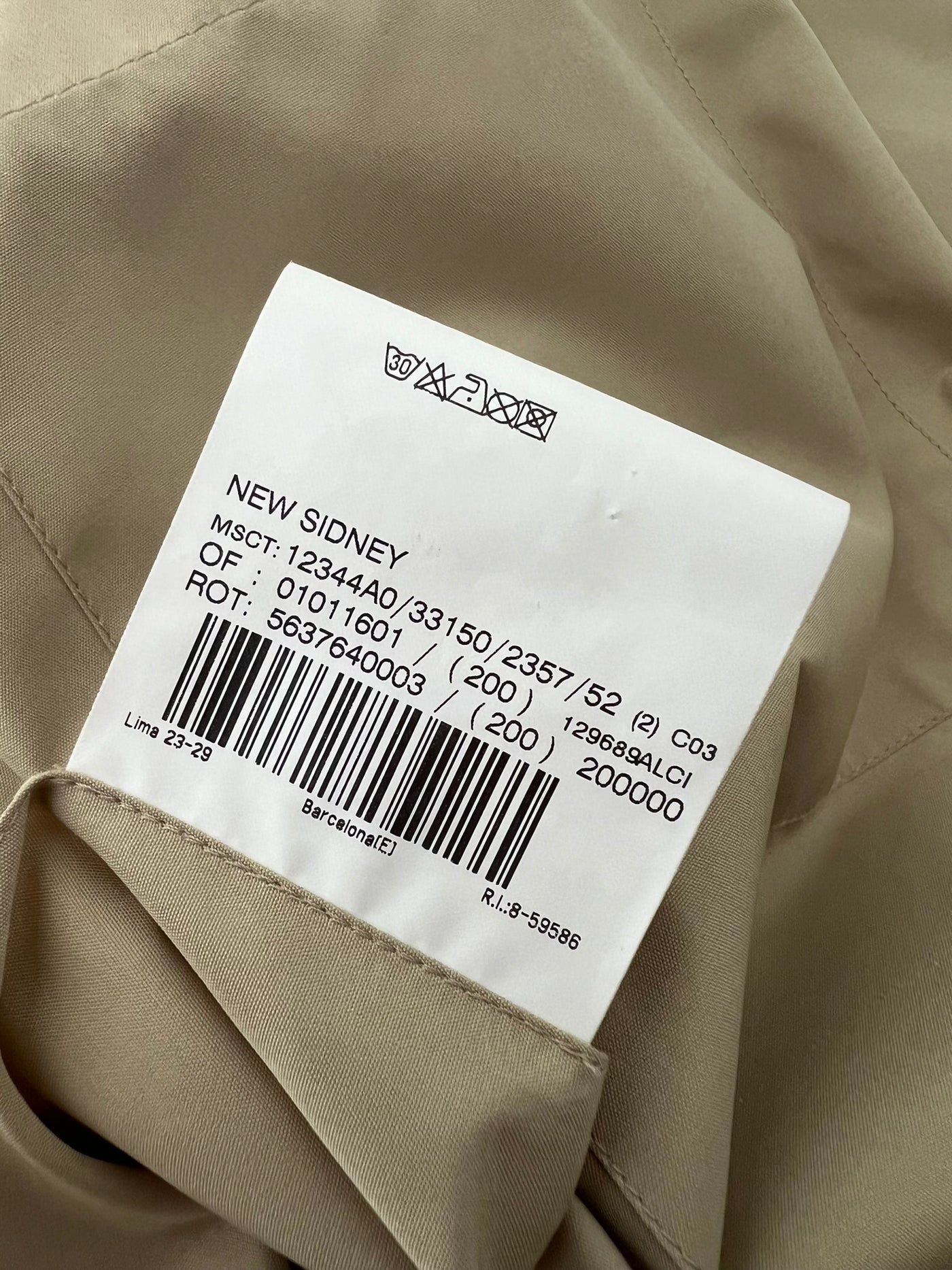 Gabardina Burberry (XL)