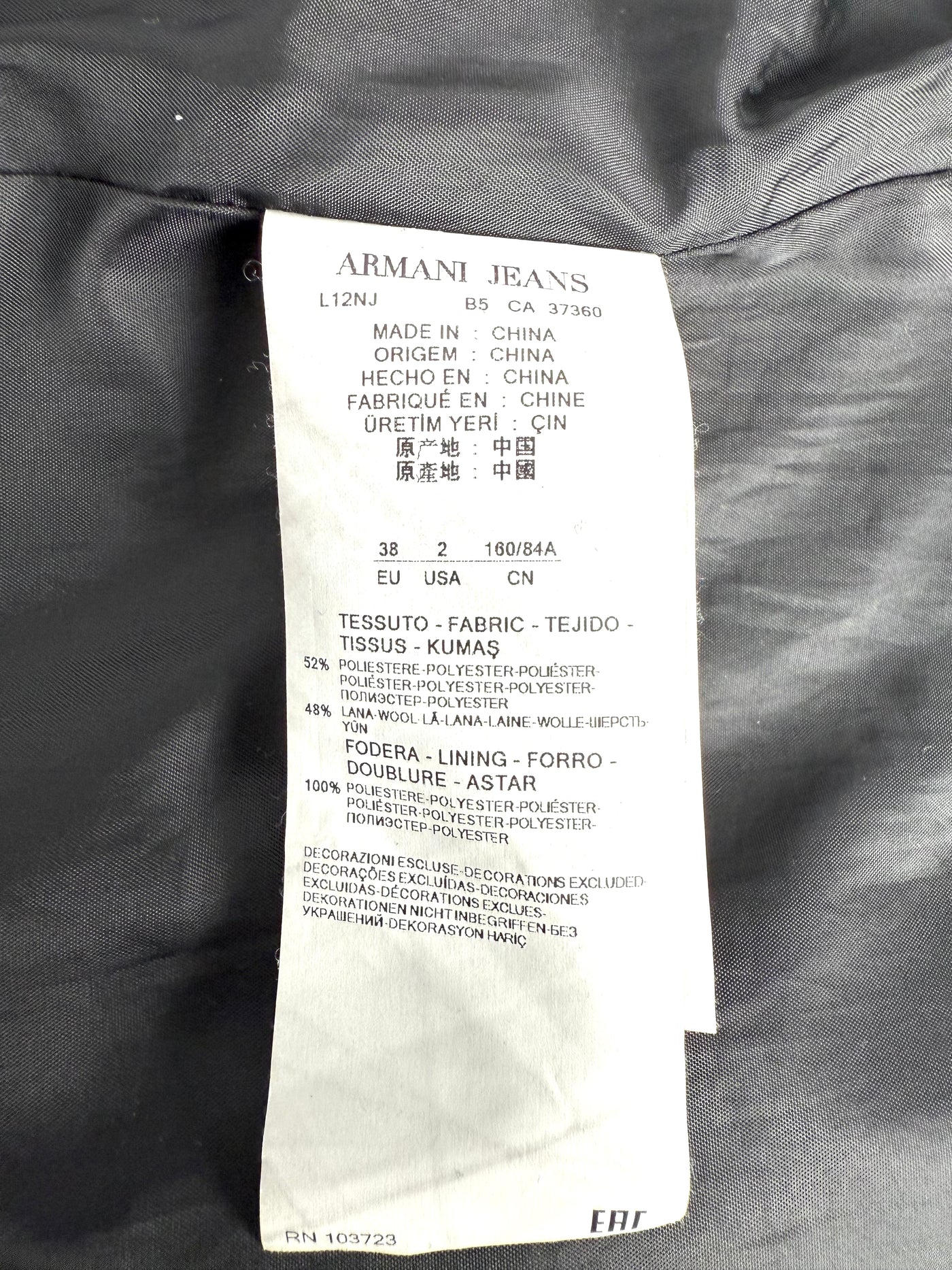 Abrigo Armani (XL)
