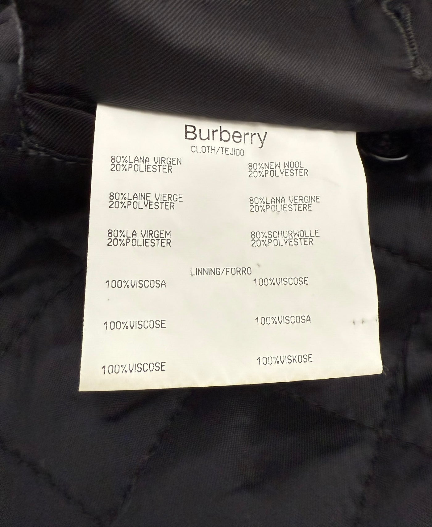 Abrigo Burberry (XL)