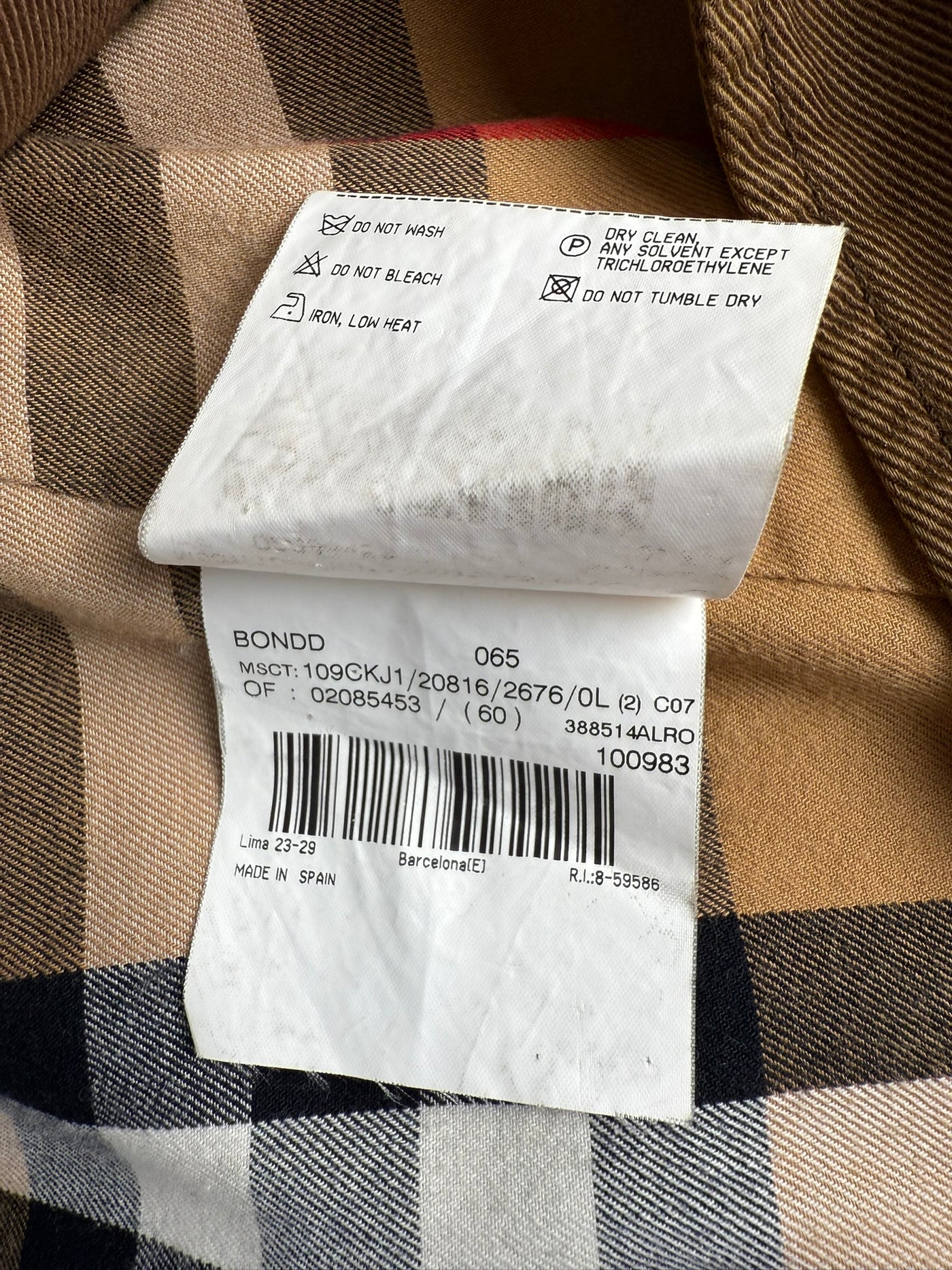 Chaqueta Burberry (L)