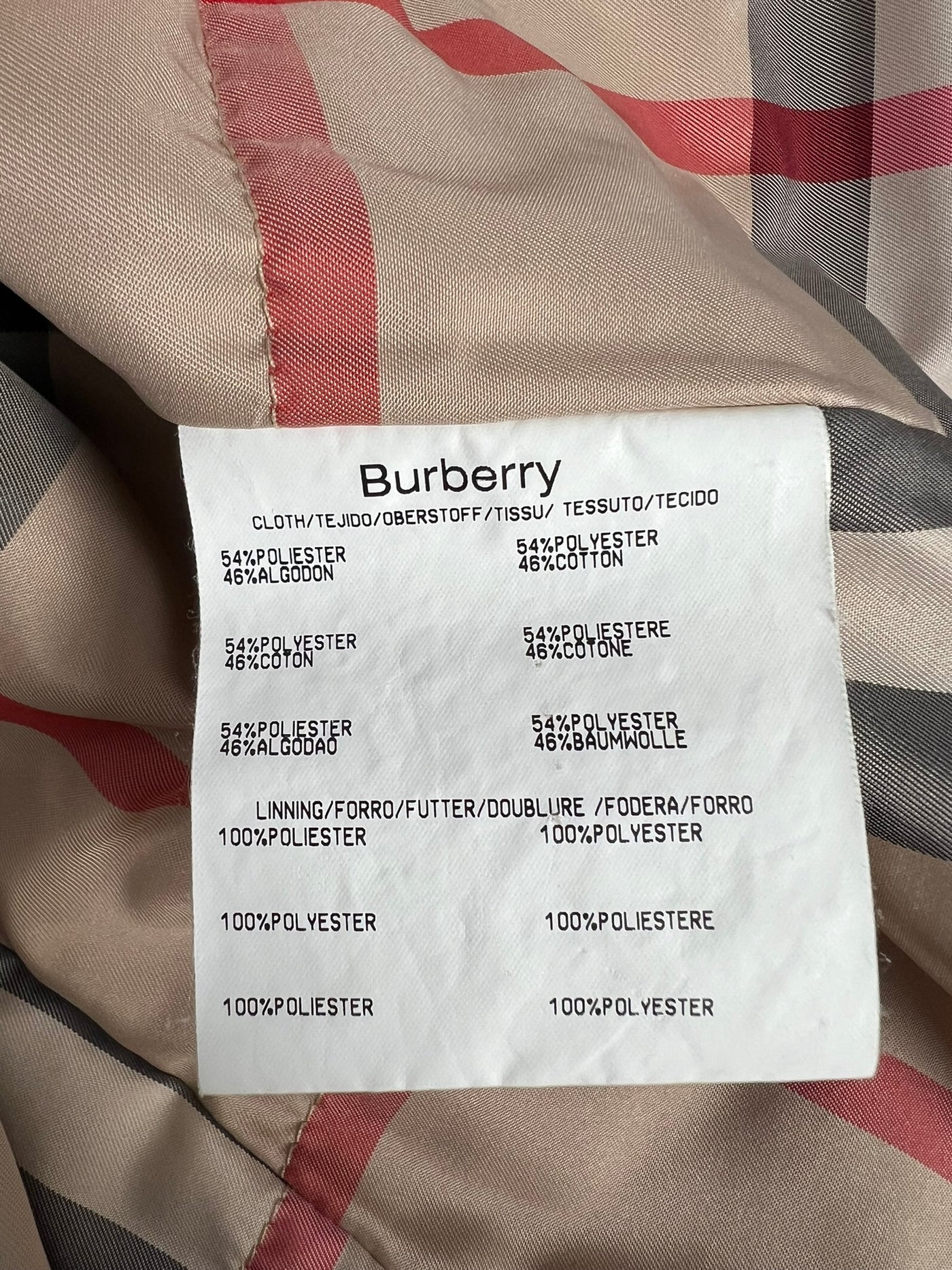 Gabardina Burberry (XL)