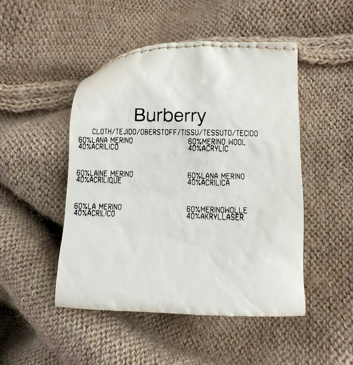 Jersey Burberry (M)