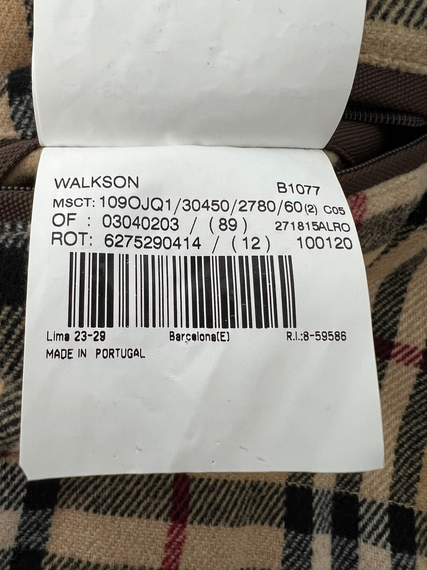 Abrigo Burberry (XXL)