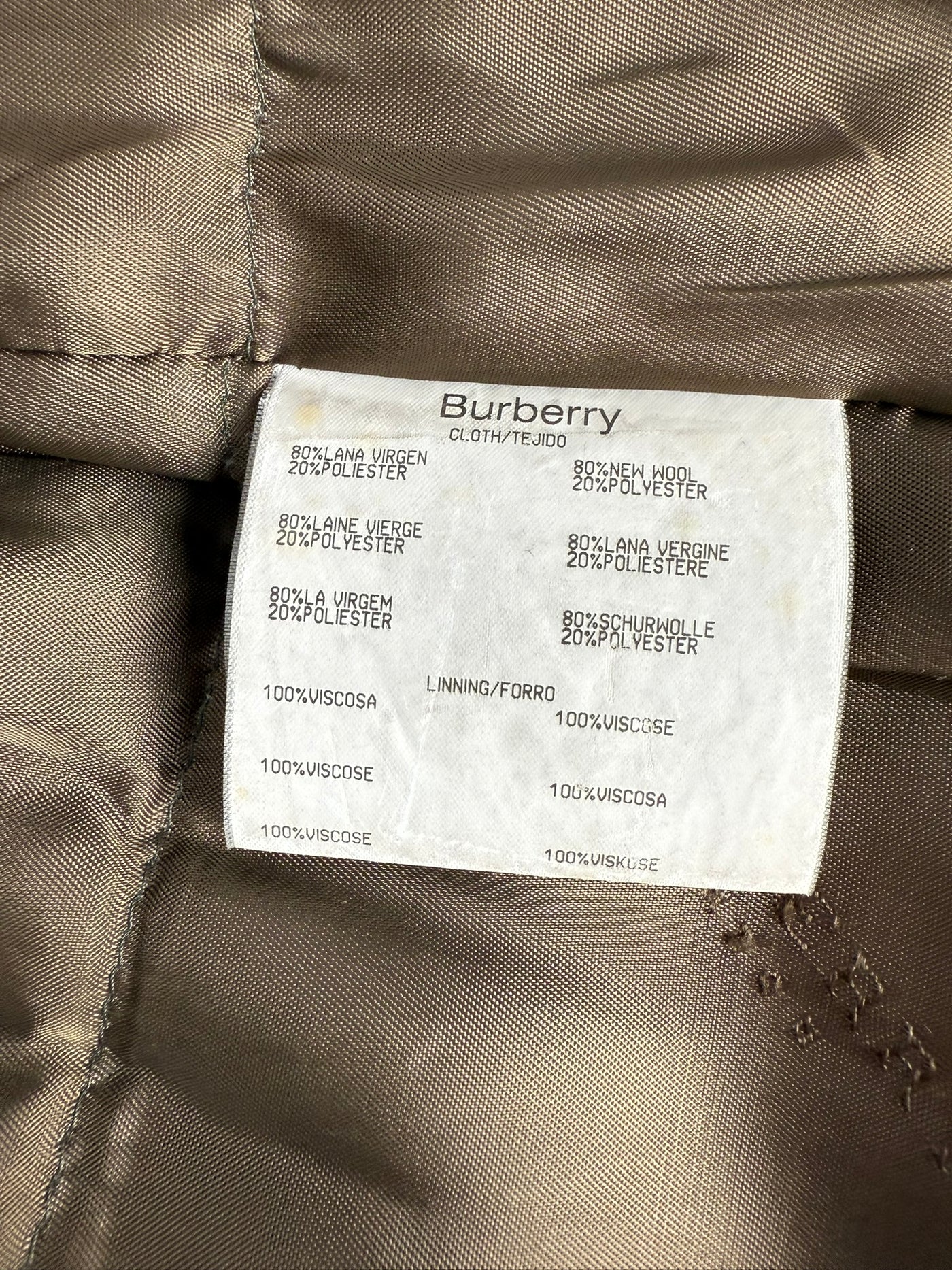 Abrigo Burberry (L)