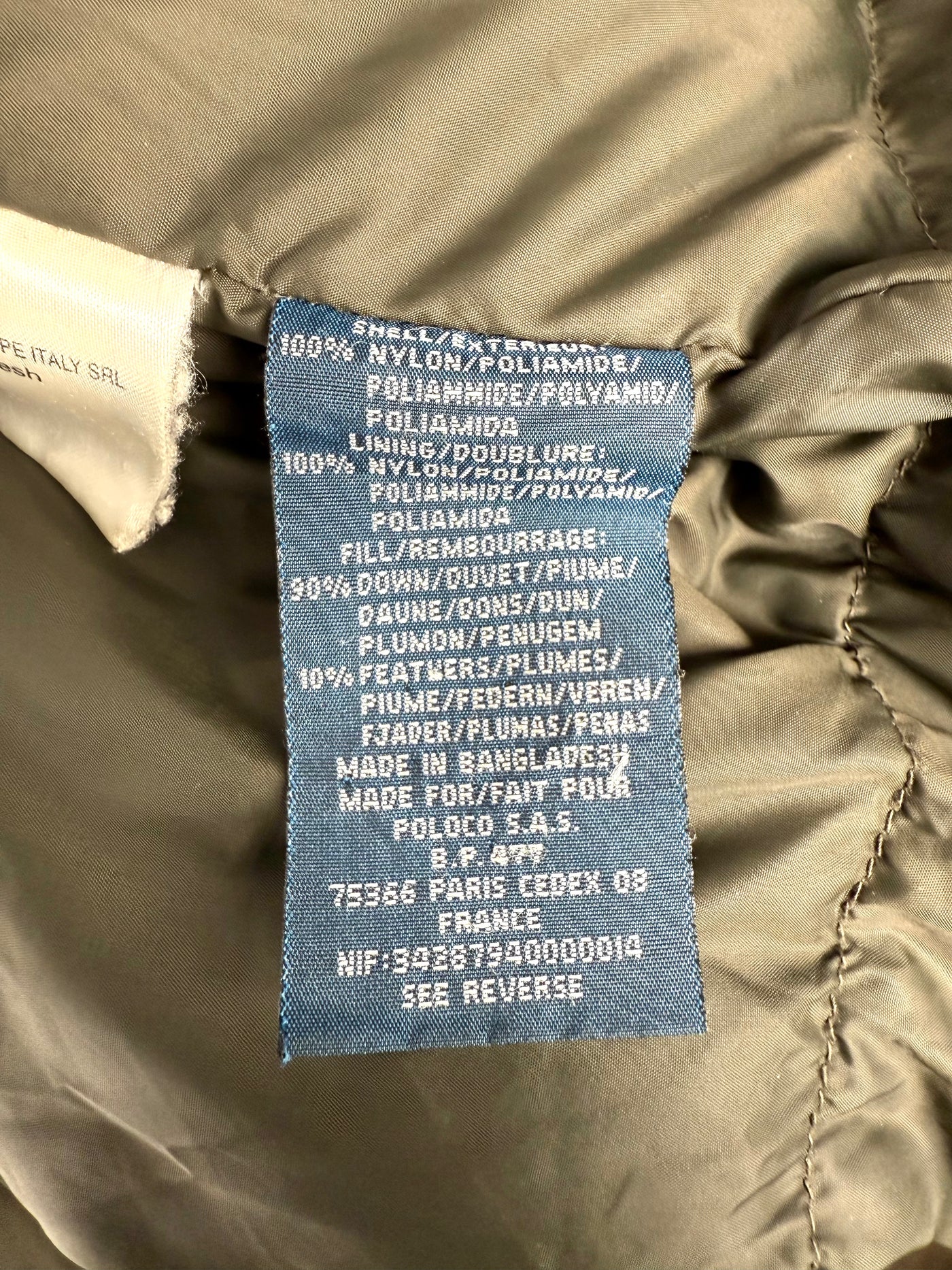 Abrigo de plumas Ralph Lauren (XL)