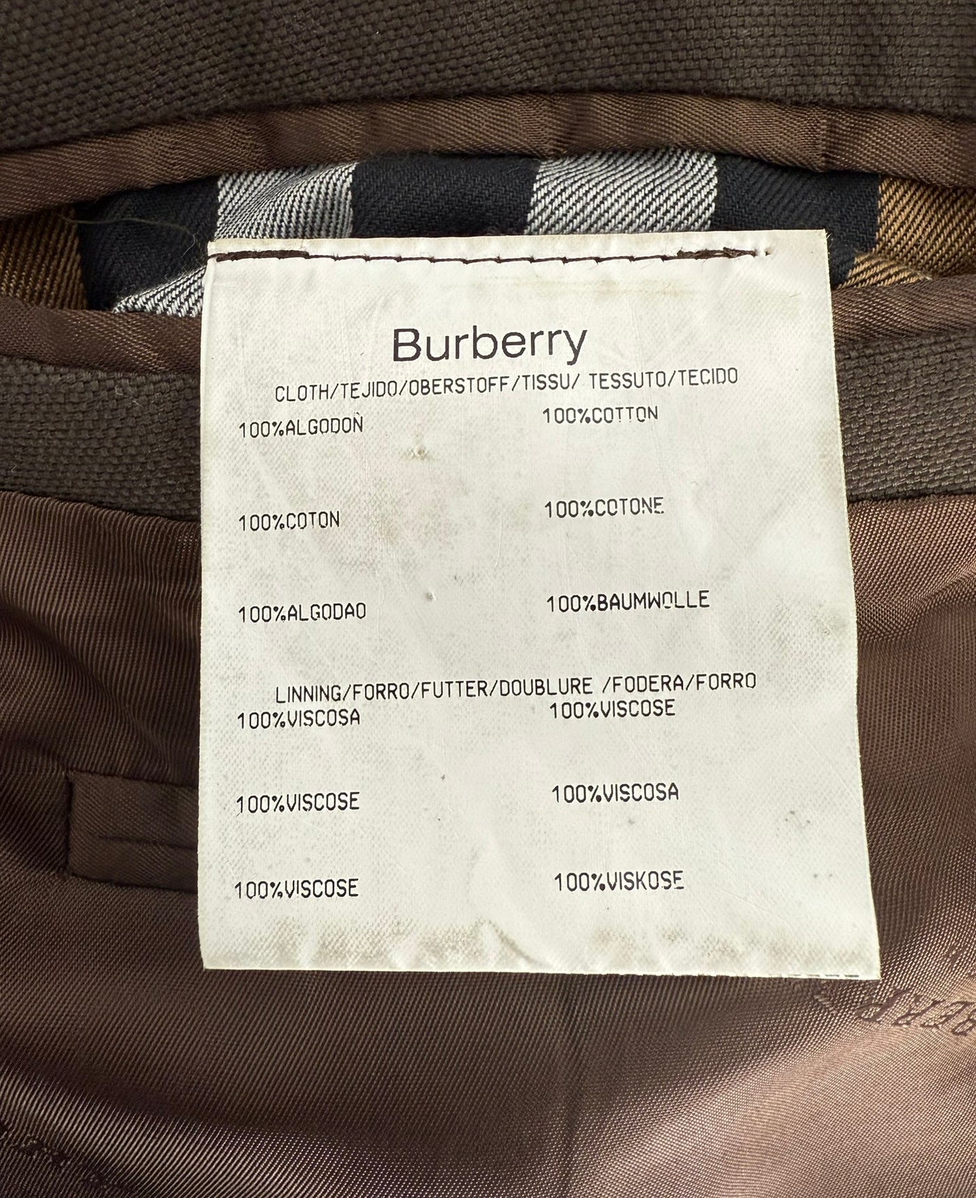Chaqueta Burberry (XL)